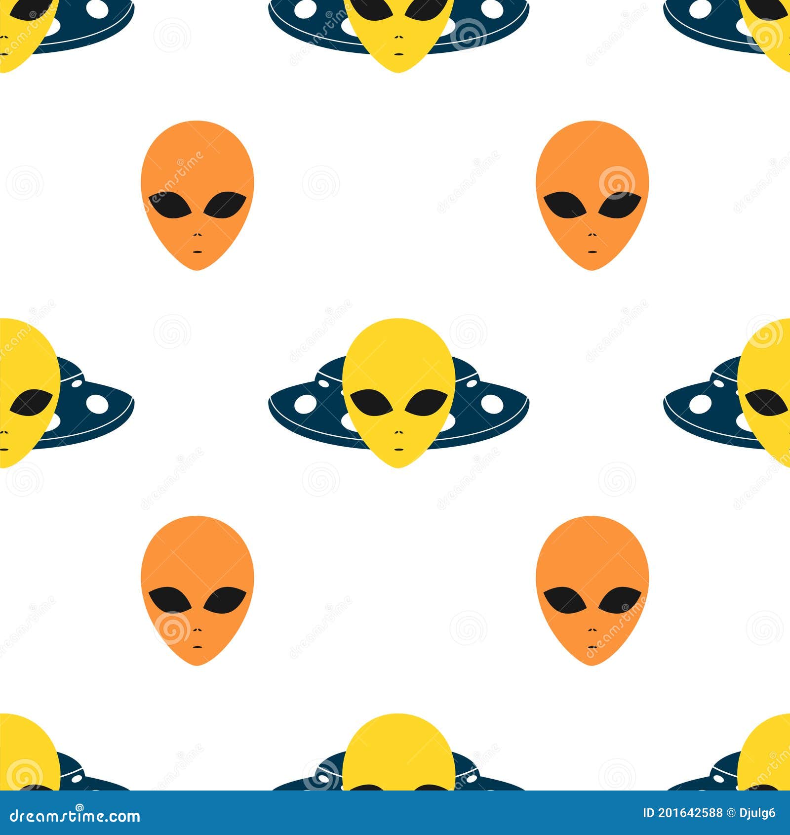 Modelo Seamless Extranjero Extraterrestre Del Icono Plano Vectorial De  Símbolo En La Cara O En La Cabeza Y El Platillo Volante Del Stock de  ilustración - Ilustración de galaxia, objeto: 201642588
