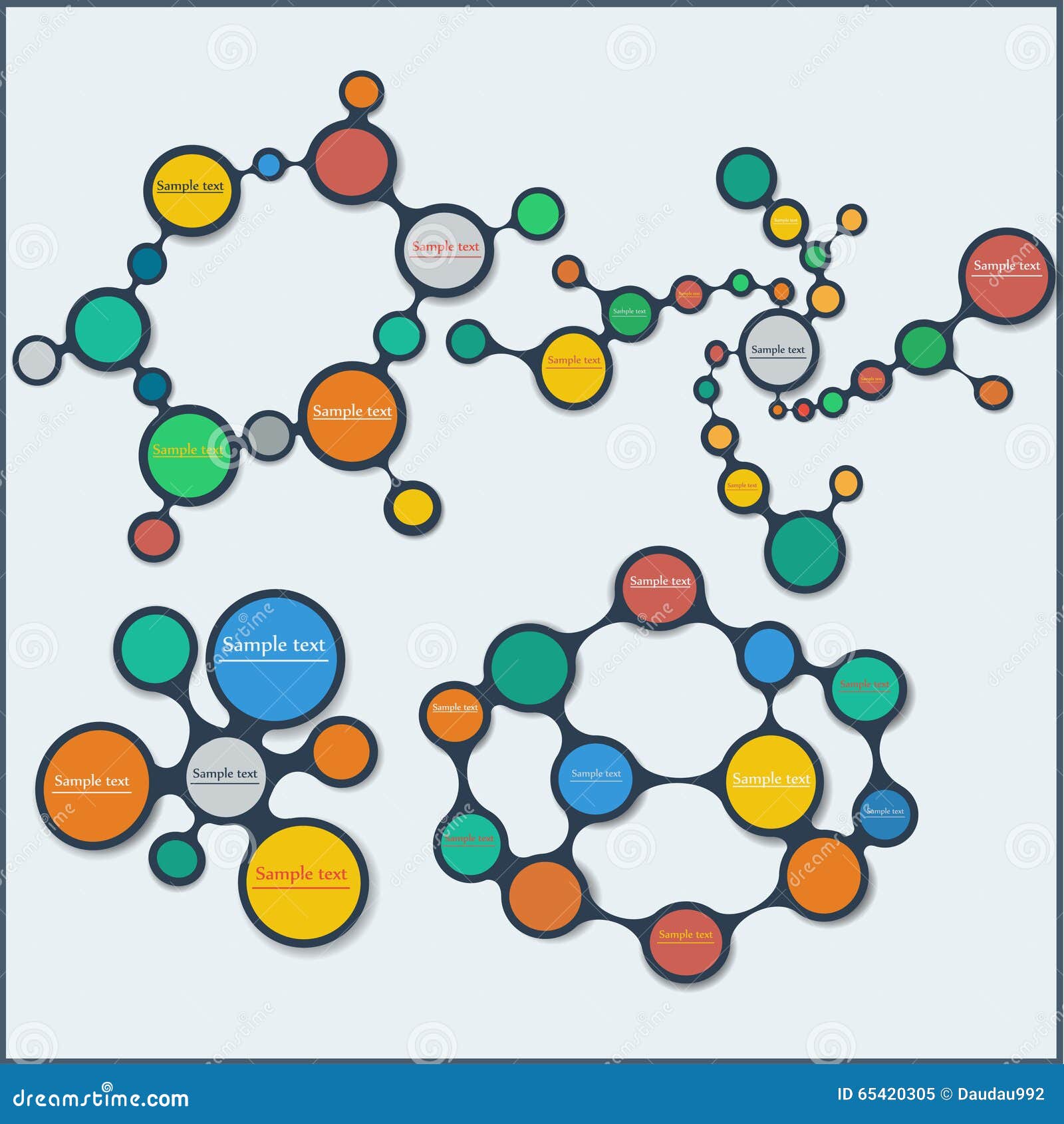 Modelos gráficos coloridos ilustración del vector. Ilustración de elemento  - 65420305