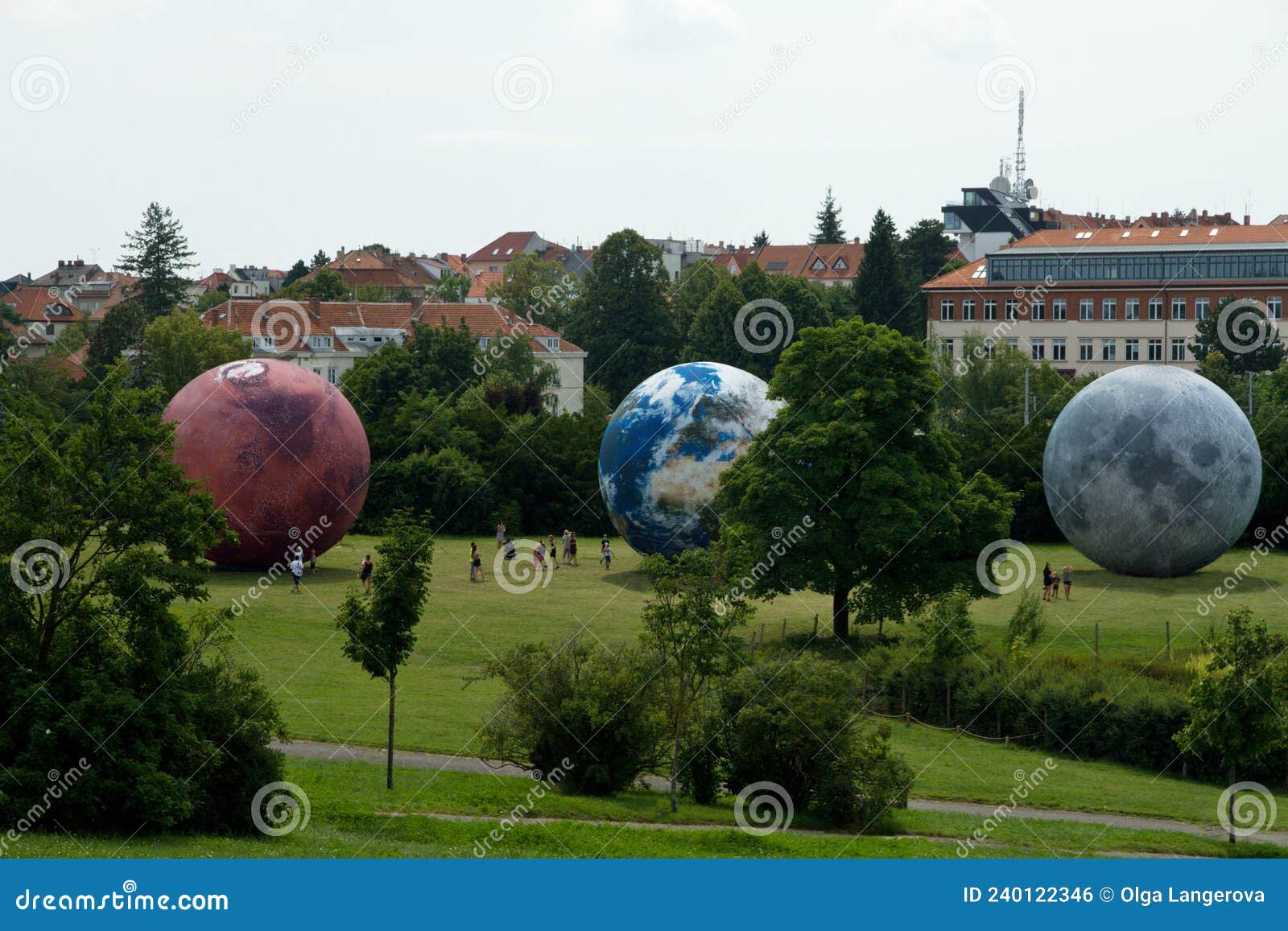 Amazing Spectacle of Inflatable Models in Brno Czech Republic