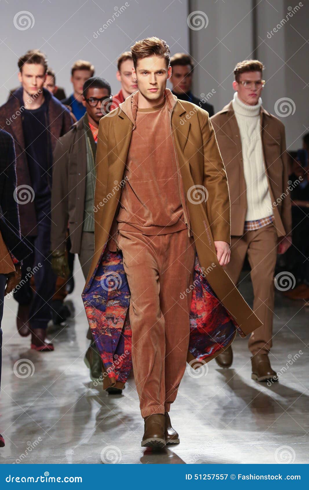 male fashion runway models