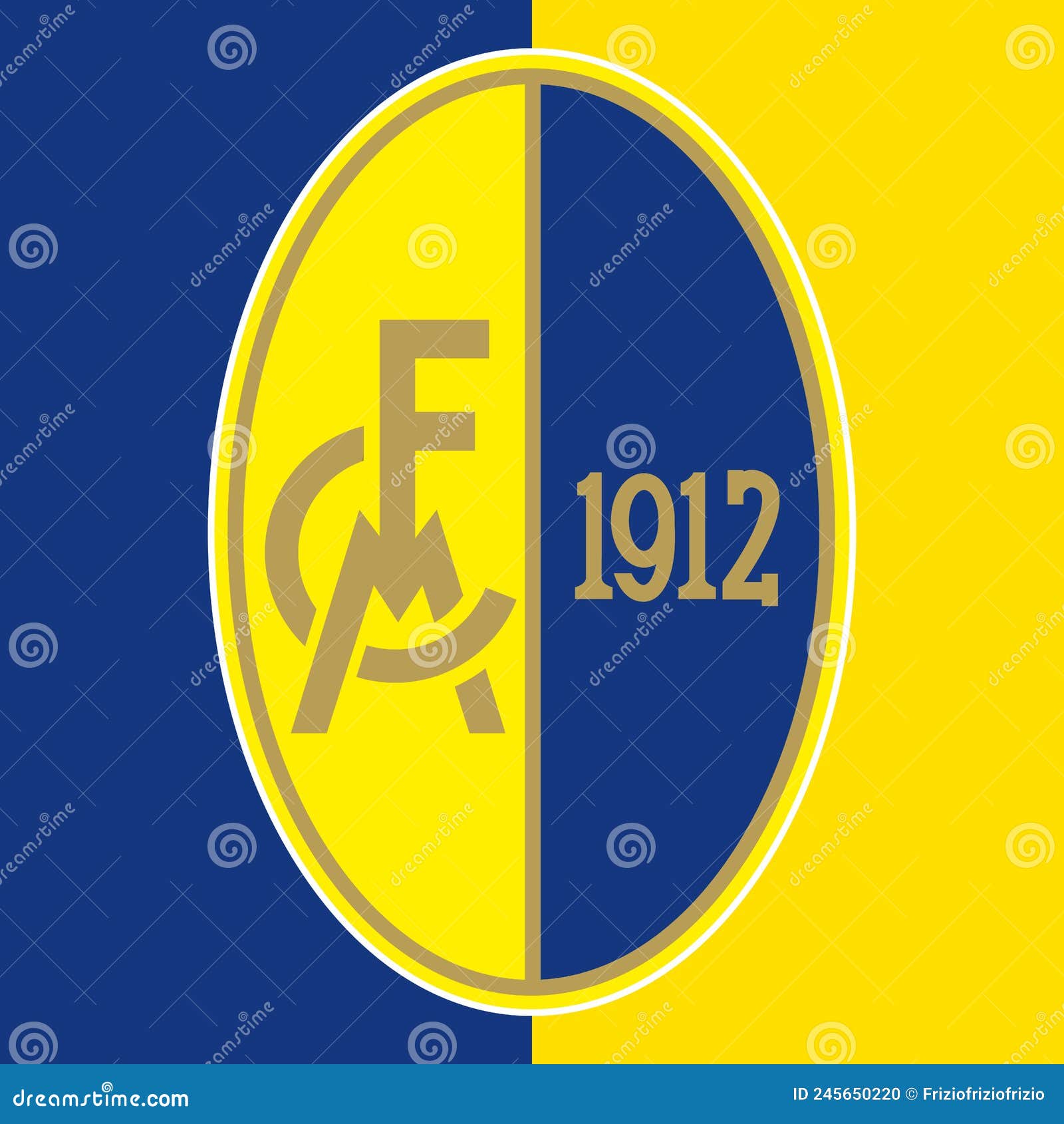 Modena F.C. Football Club Brand Logo with Flag Editorial Image -  Illustration of four, goals: 245650220