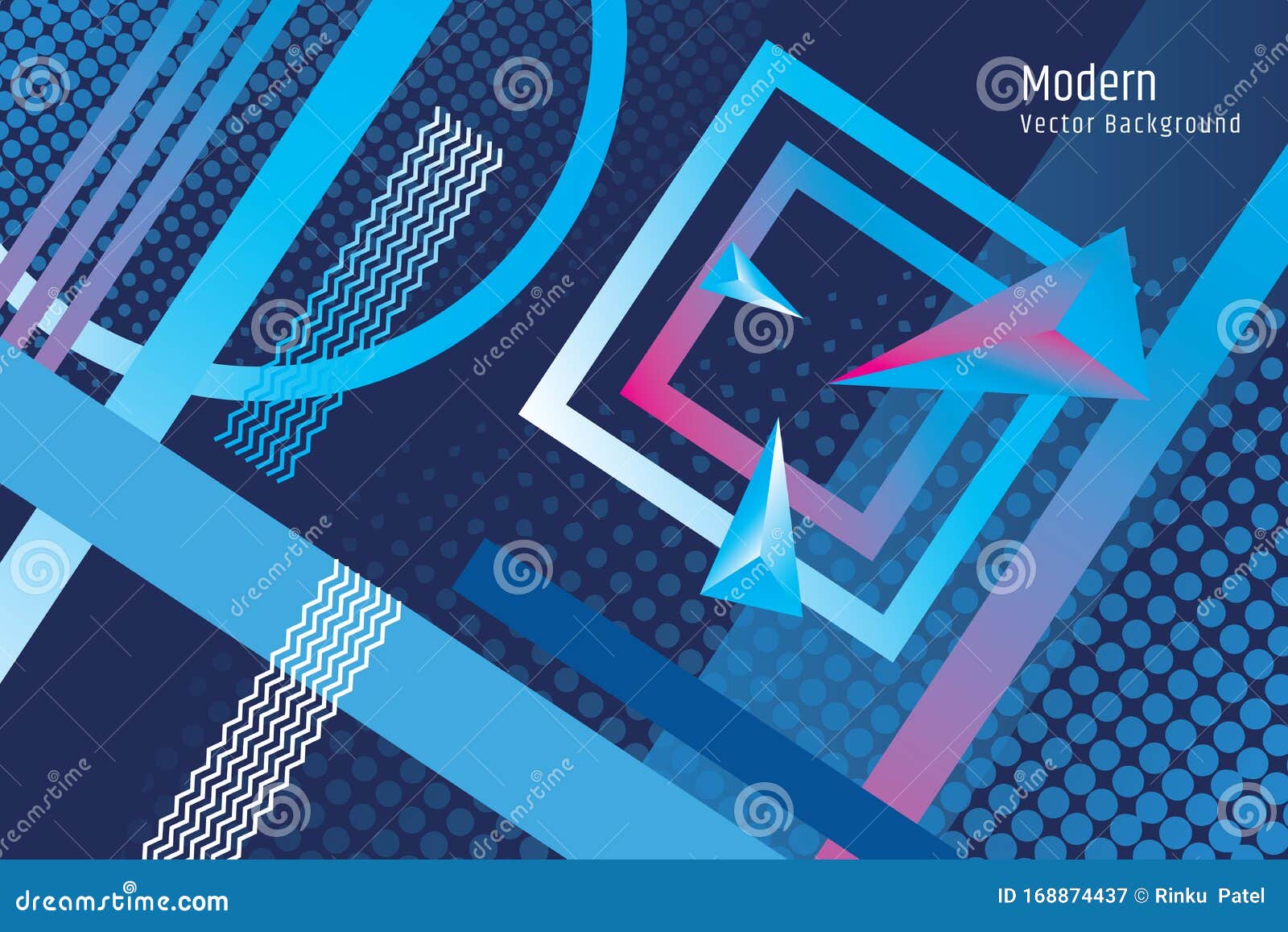 modern abstract background with blue color