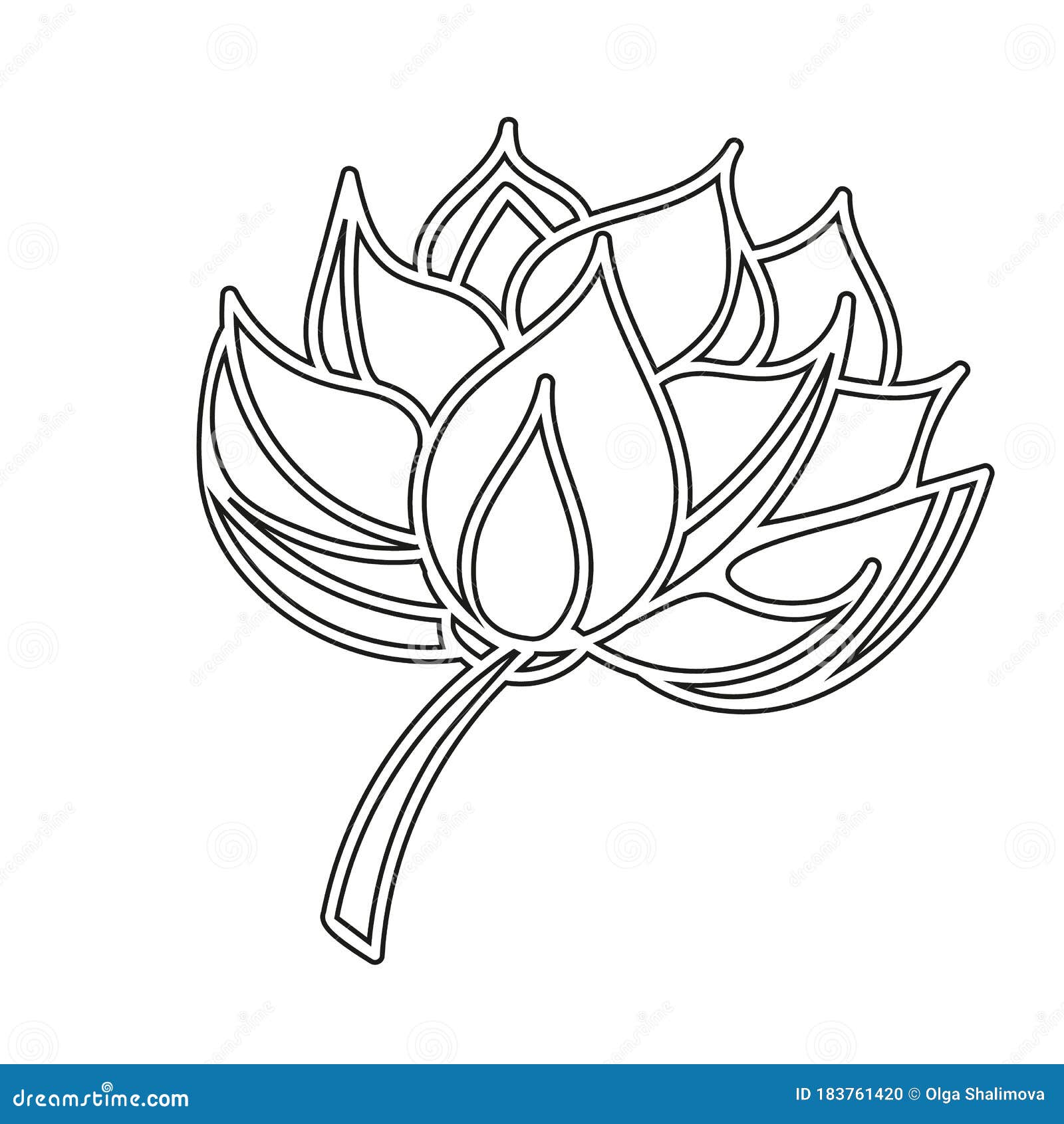 Modern Abstract Lotus Template Cutting. Wedding Floral Decoration Modern Abstract Lotus Template Cutting. Wedding Floral Decoration