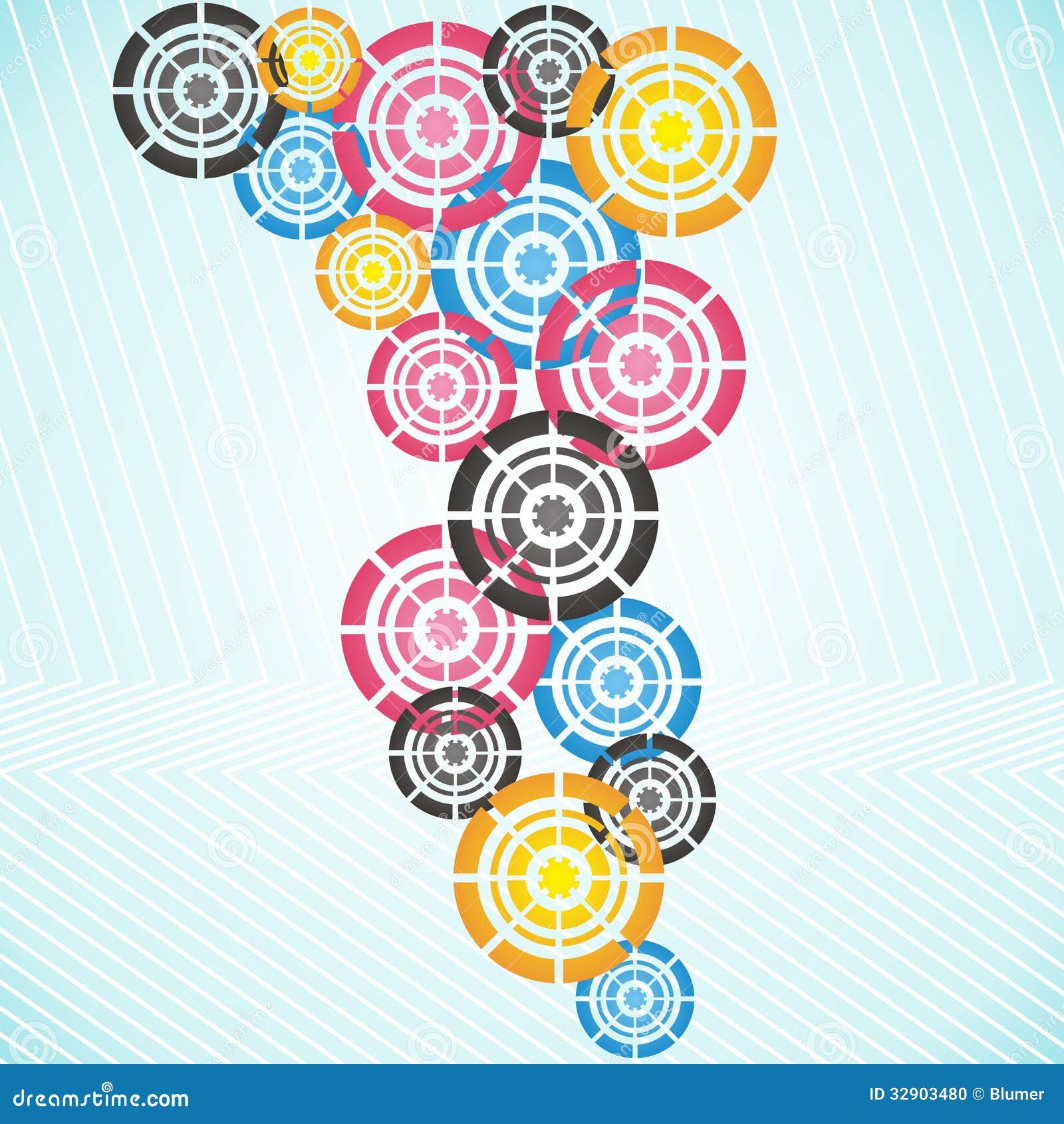 Modern abstract ornaments stock vector. Illustration of space 32903480