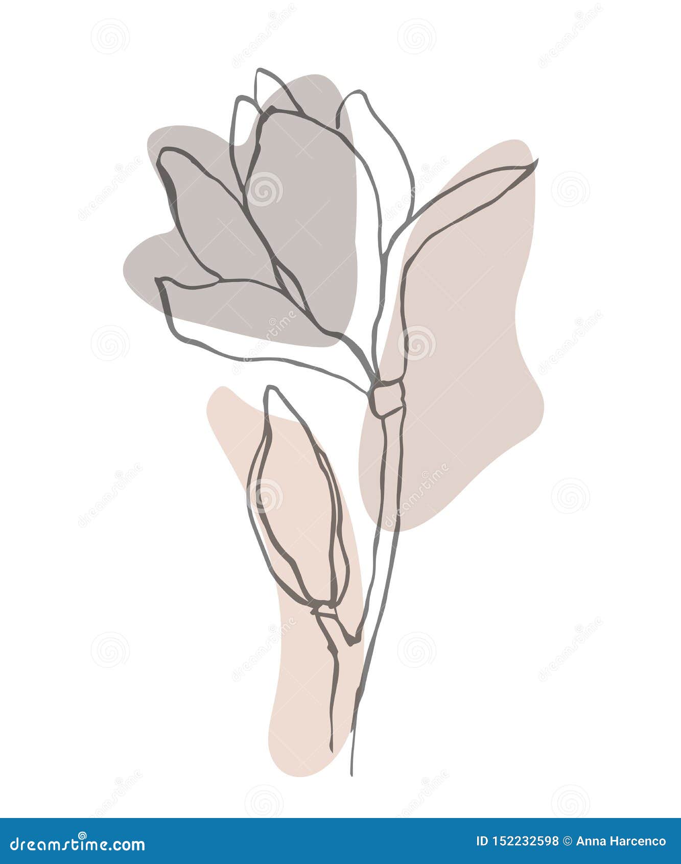 Minimalist aesthetic flower drawing - gulubicycle