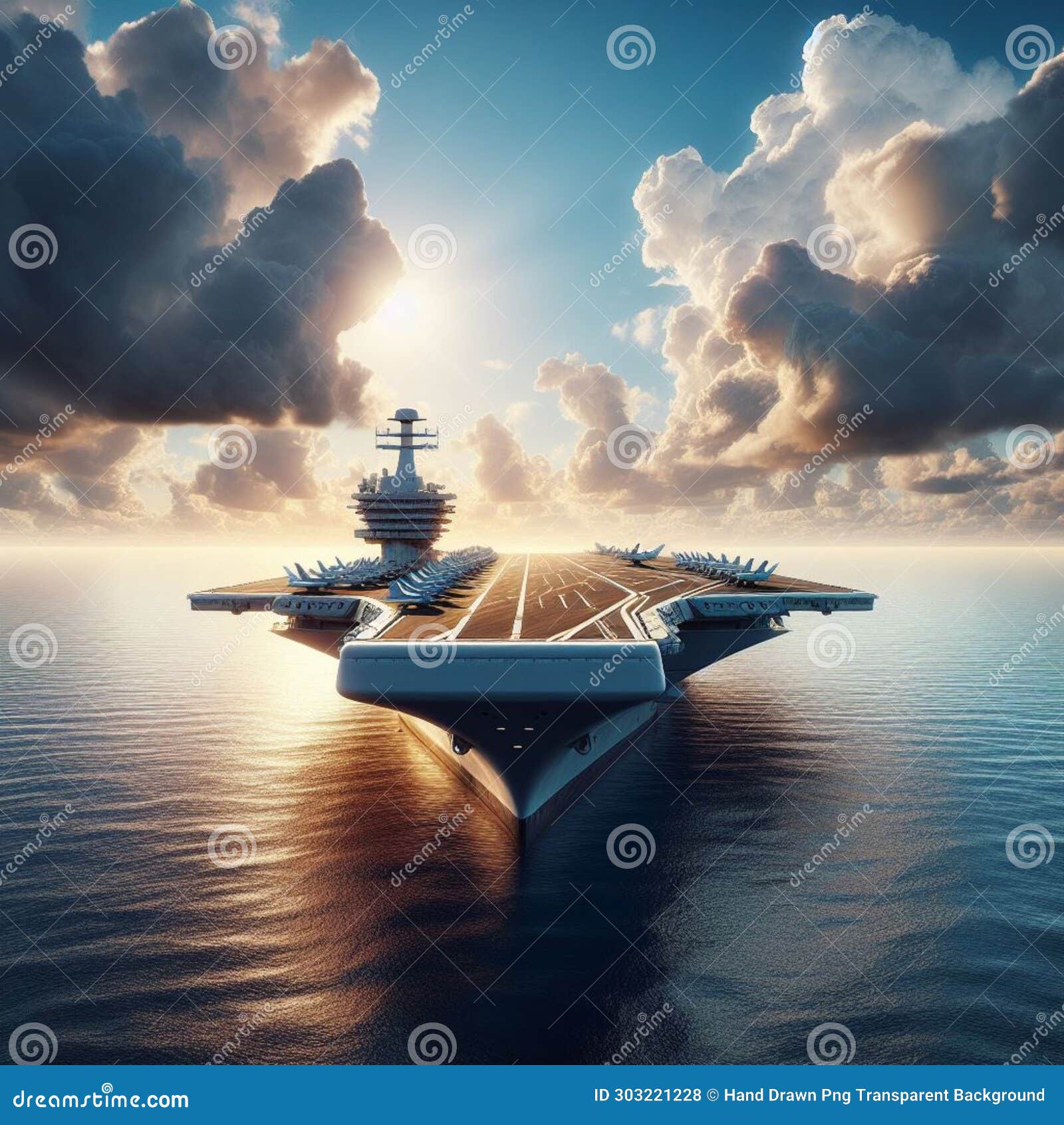 Modern Aircraft Carriers Sail the Oceans Stock Photo Image of deck