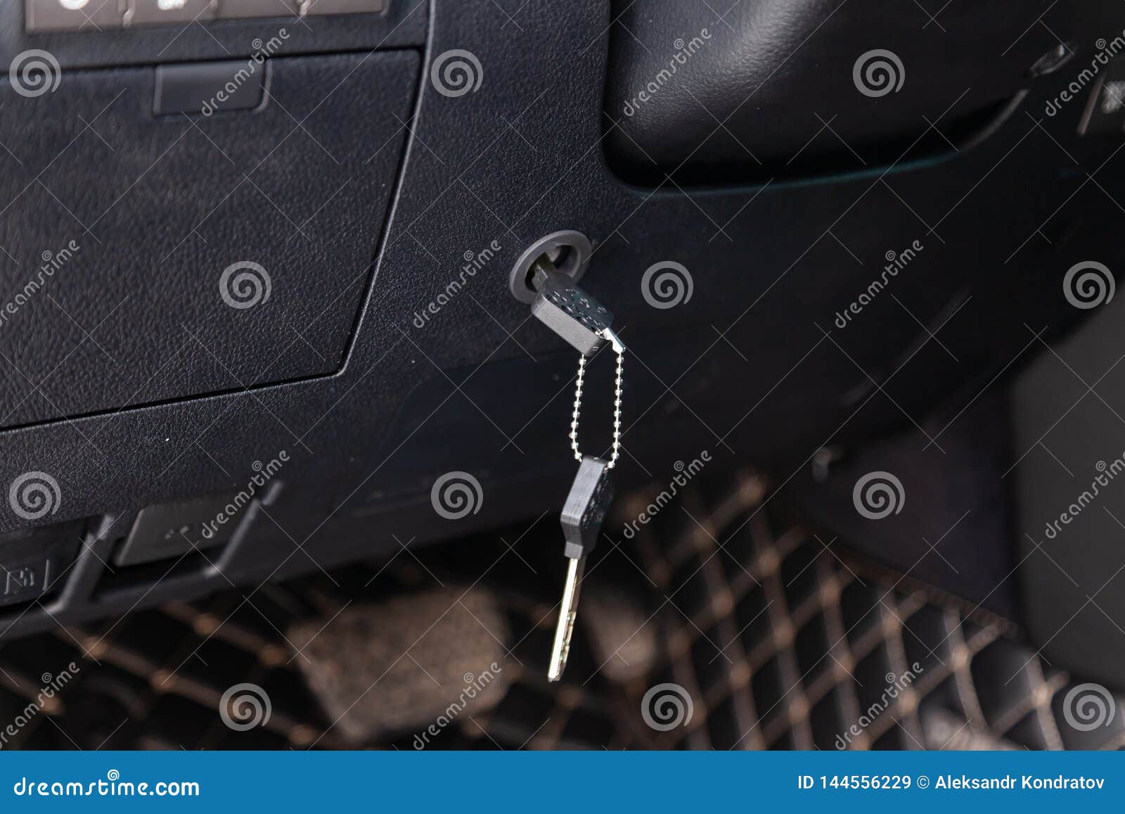 Modern Antitheft Tool for the Car in the Form of Steering Lock, Which is Locked with a Key and