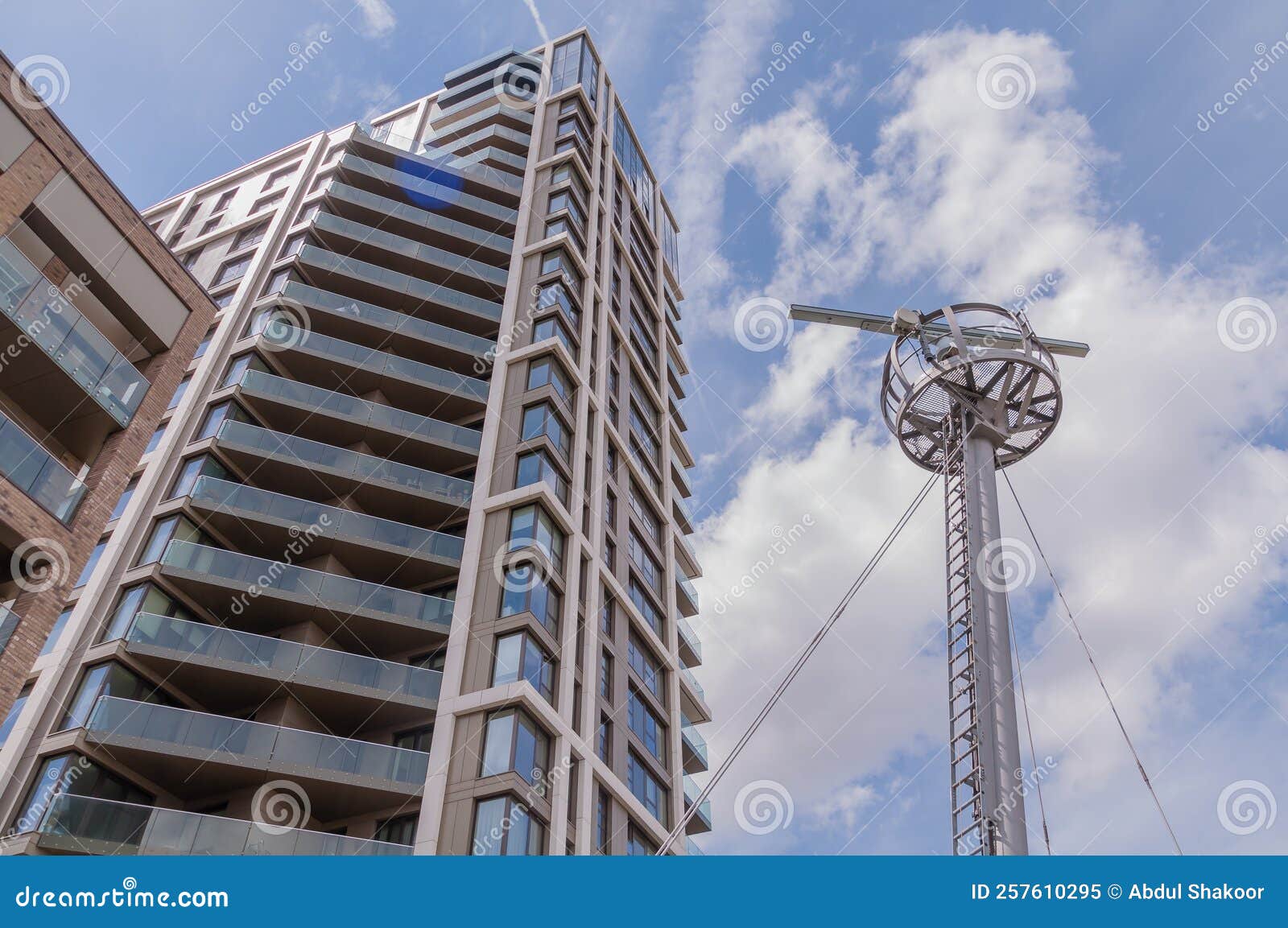 Greenwich Peninsula New Residential Apartments Editorial Image Image