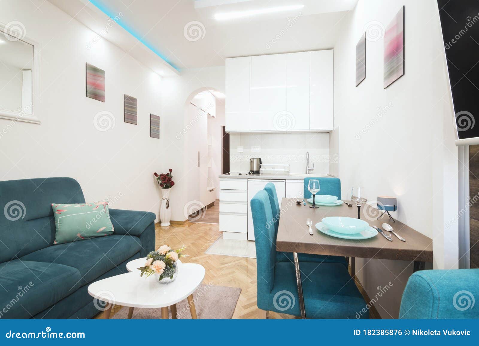 Modern Apartment Fine Living Stock Photo Image of lovely, property