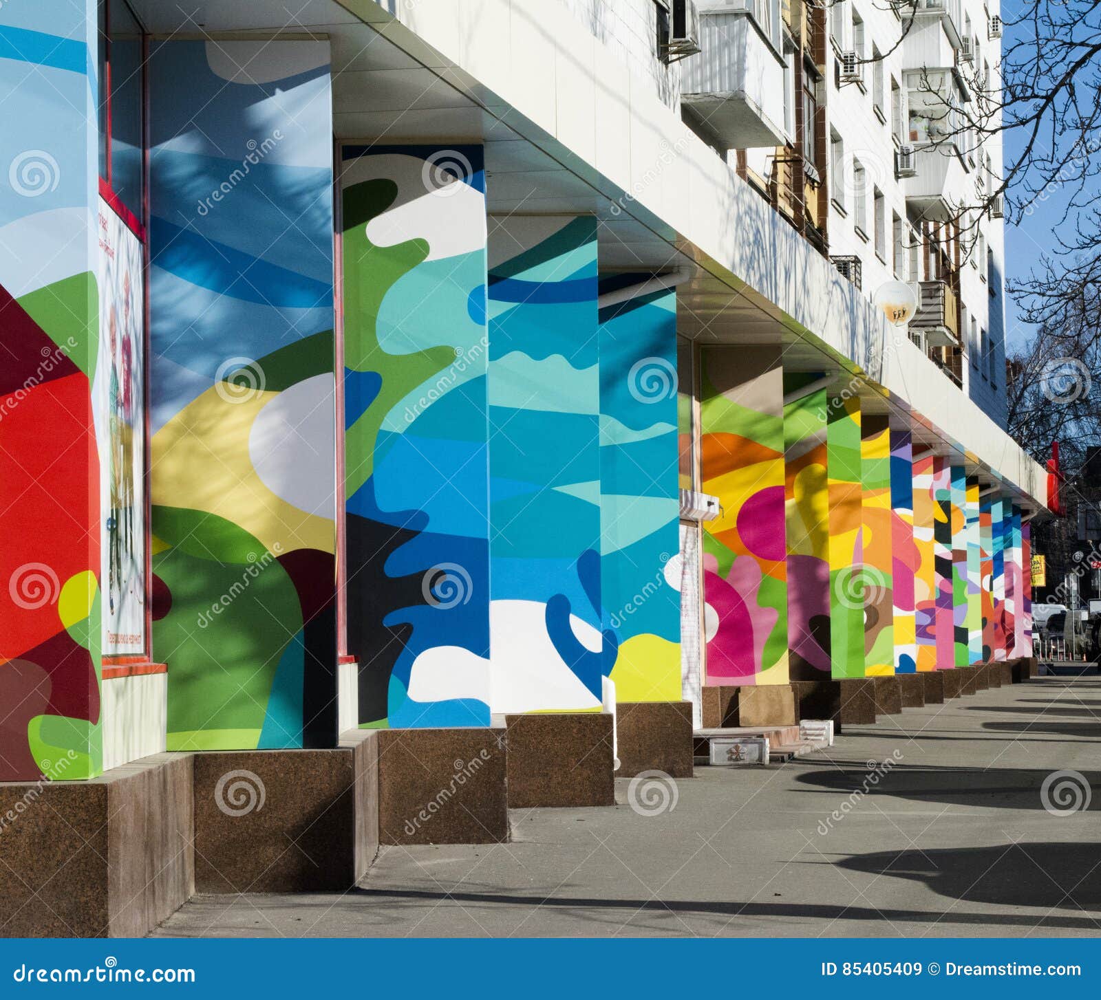 Modern architecture editorial stock image. Image of wall 85405409