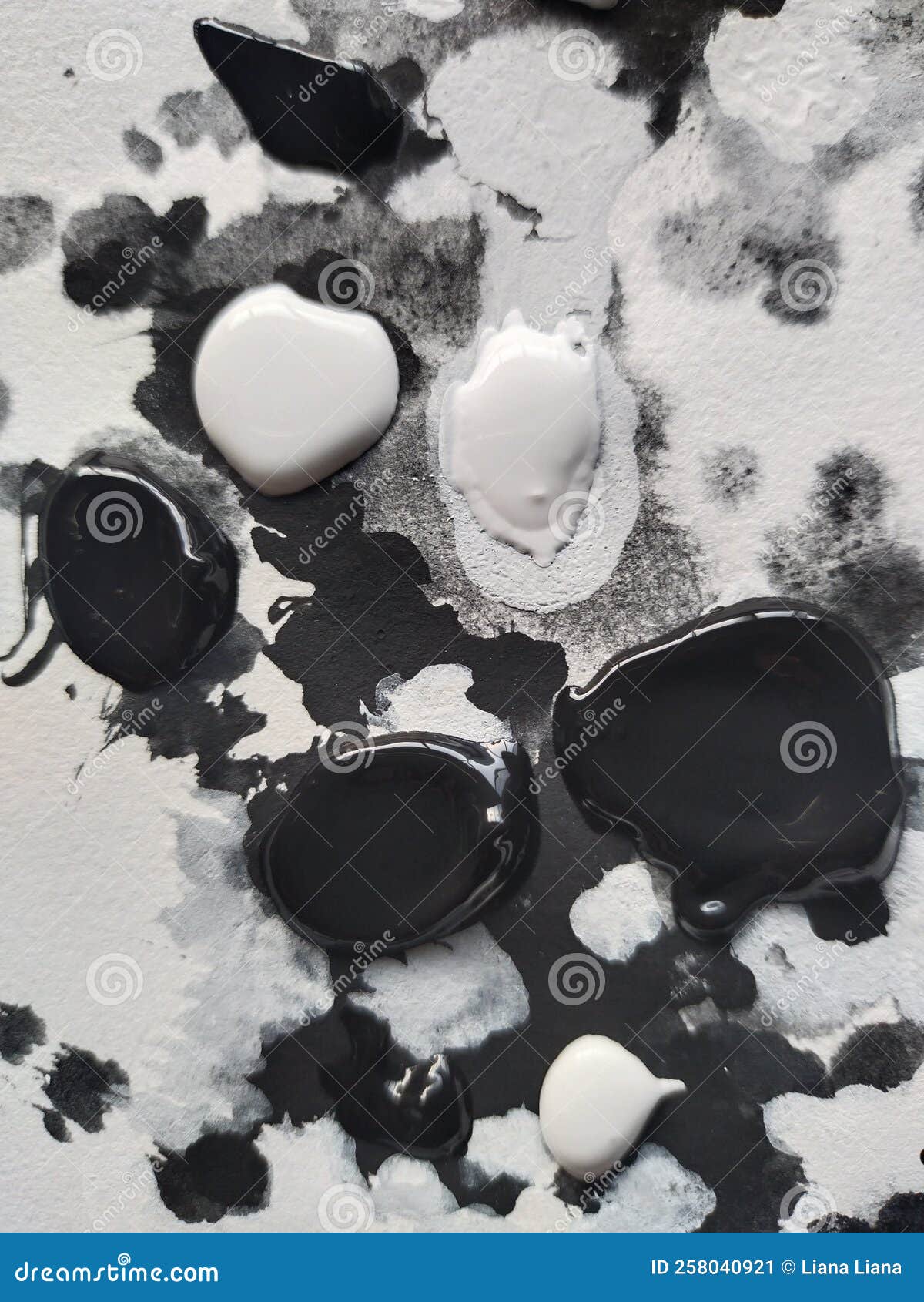 Modern Art Black Abstract Painting Texture Details Interior ðŸ ¡ Stock