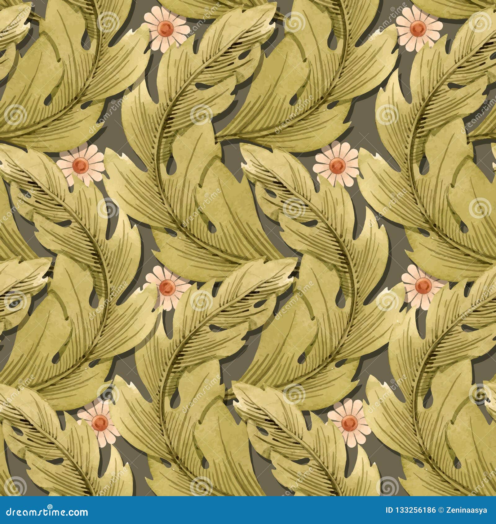 Art Nouveau Modern Wallpaper