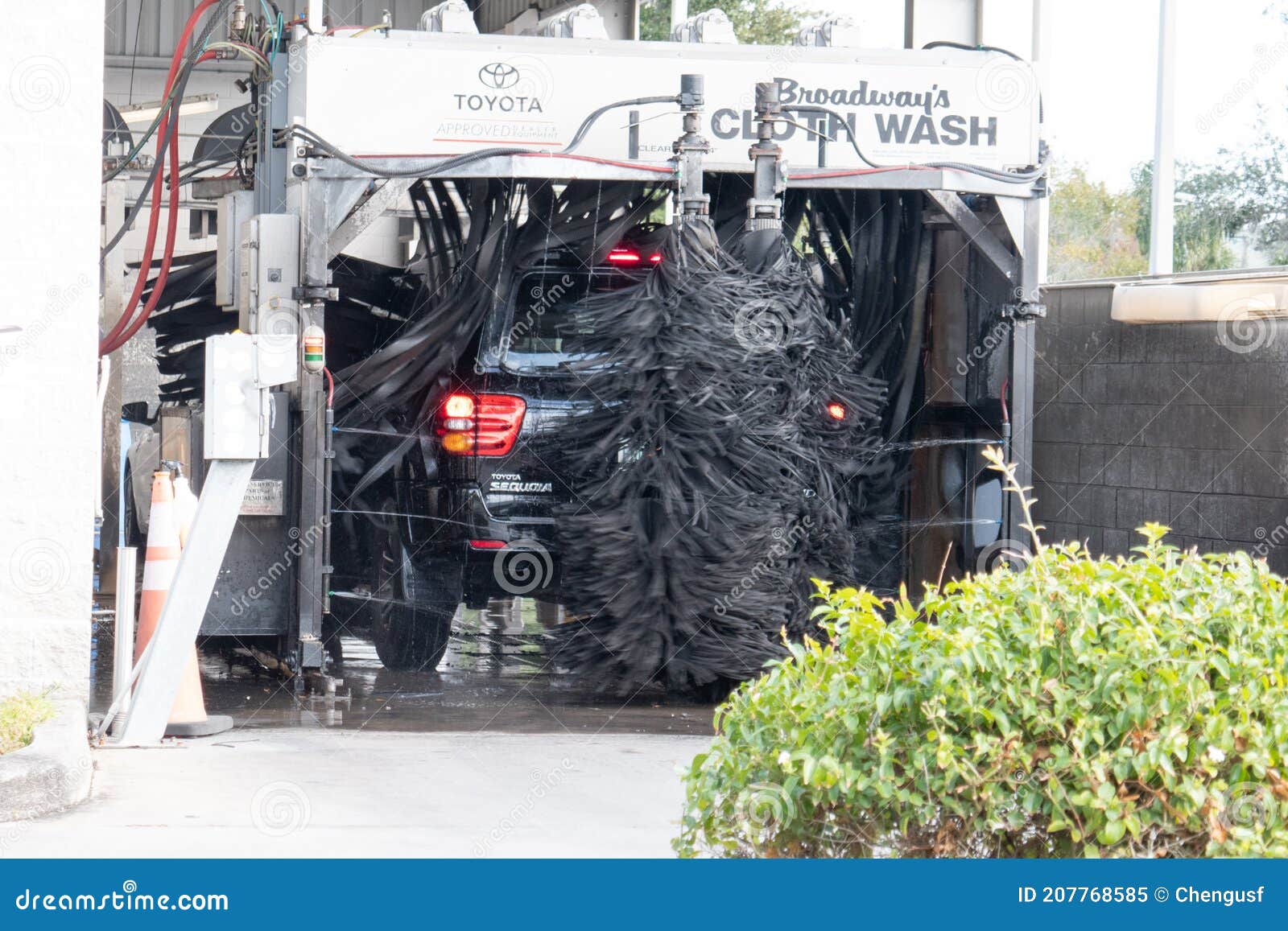 Automatic Brush Car Wash System Editorial Image Image of industrial