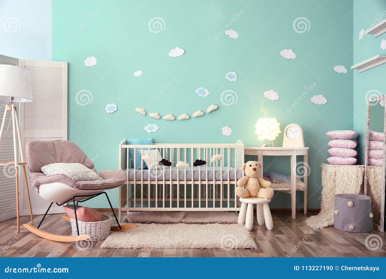 modern baby bedroom