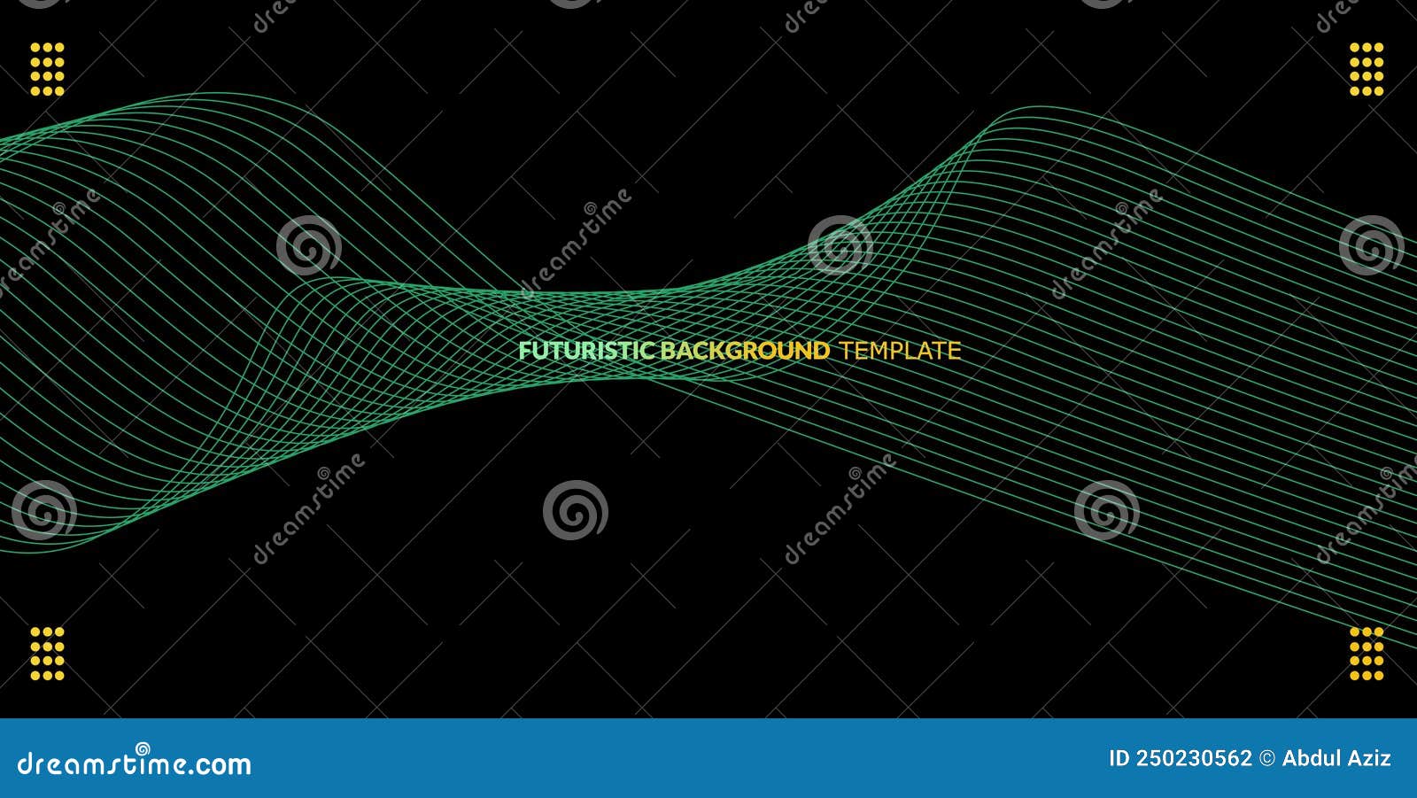 Modern Background Concept with Blue Decoration Art. Vector Illustration Print Template. Stock