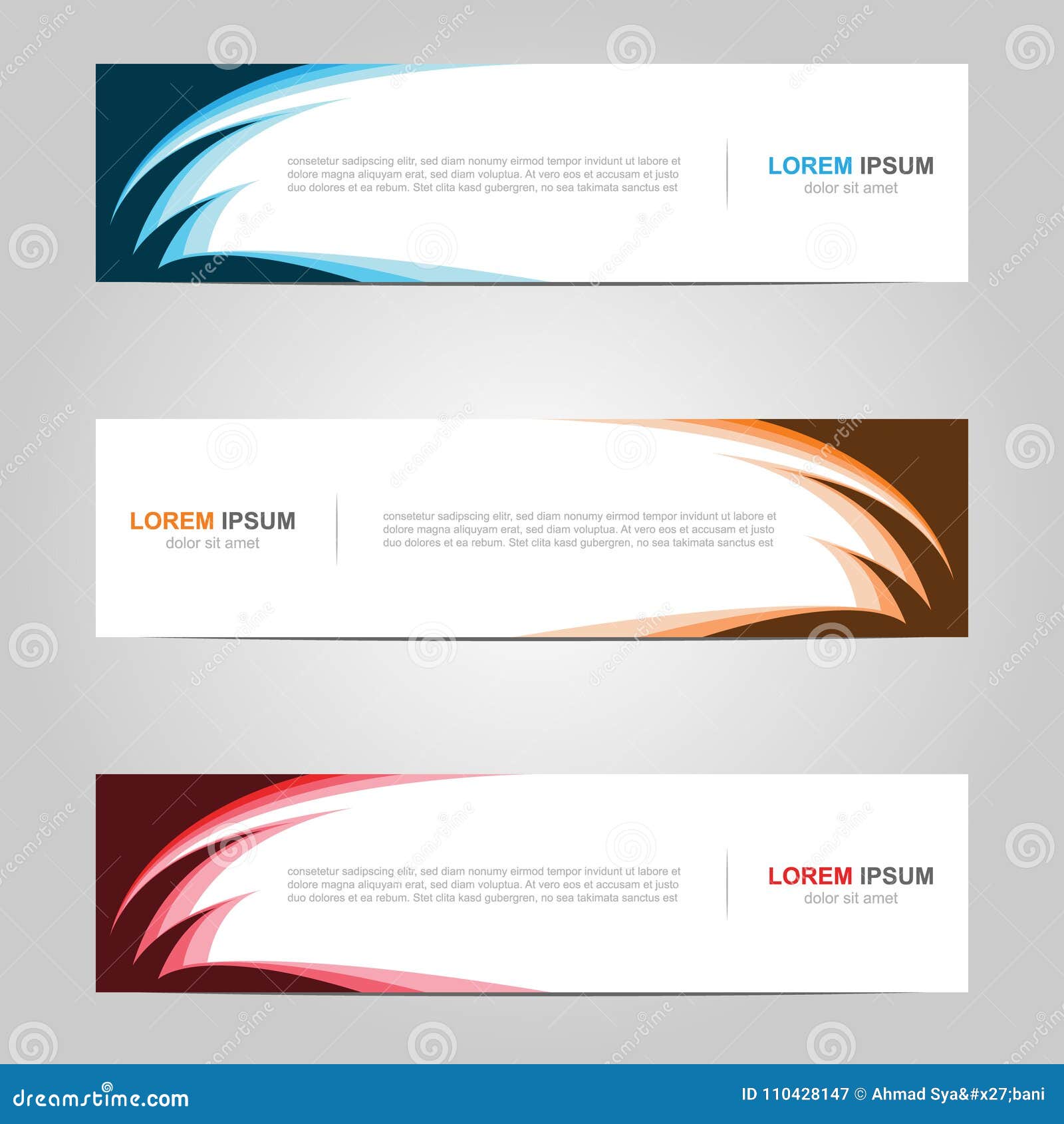 Modern Banner Template Design Creative with Abstract Background Stock  Illustration - Illustration of graphic, concept: 110428147