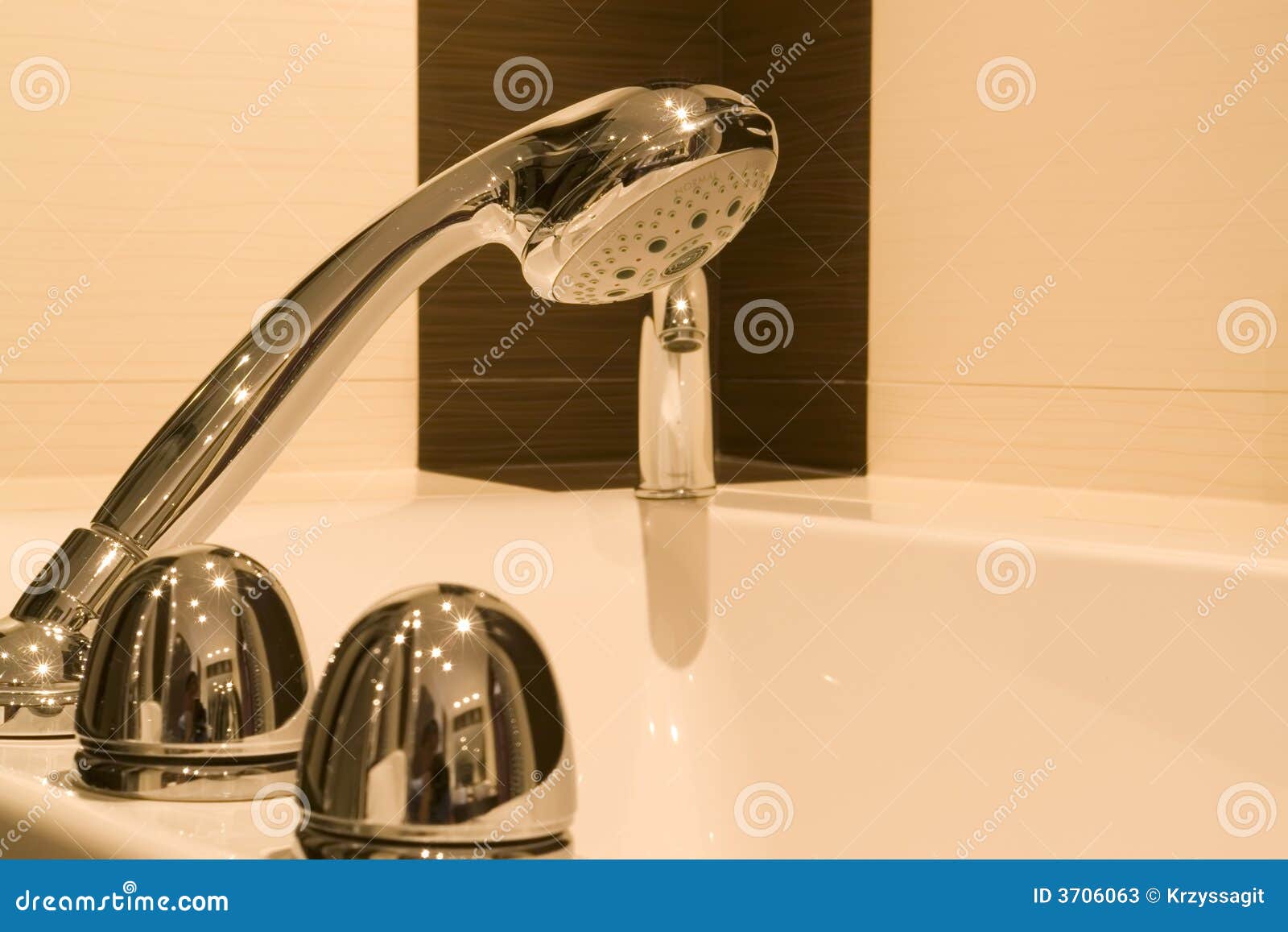 Modern bathroom fixture stock image. Image of close, valves 3706063