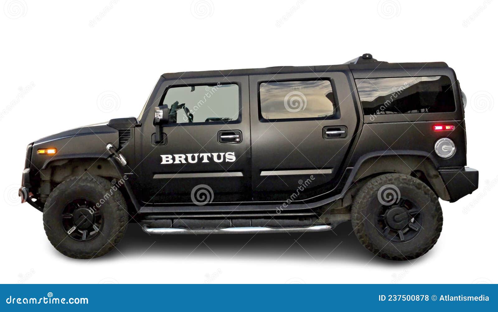 Modern black Hummer car editorial stock photo. Image of powerful