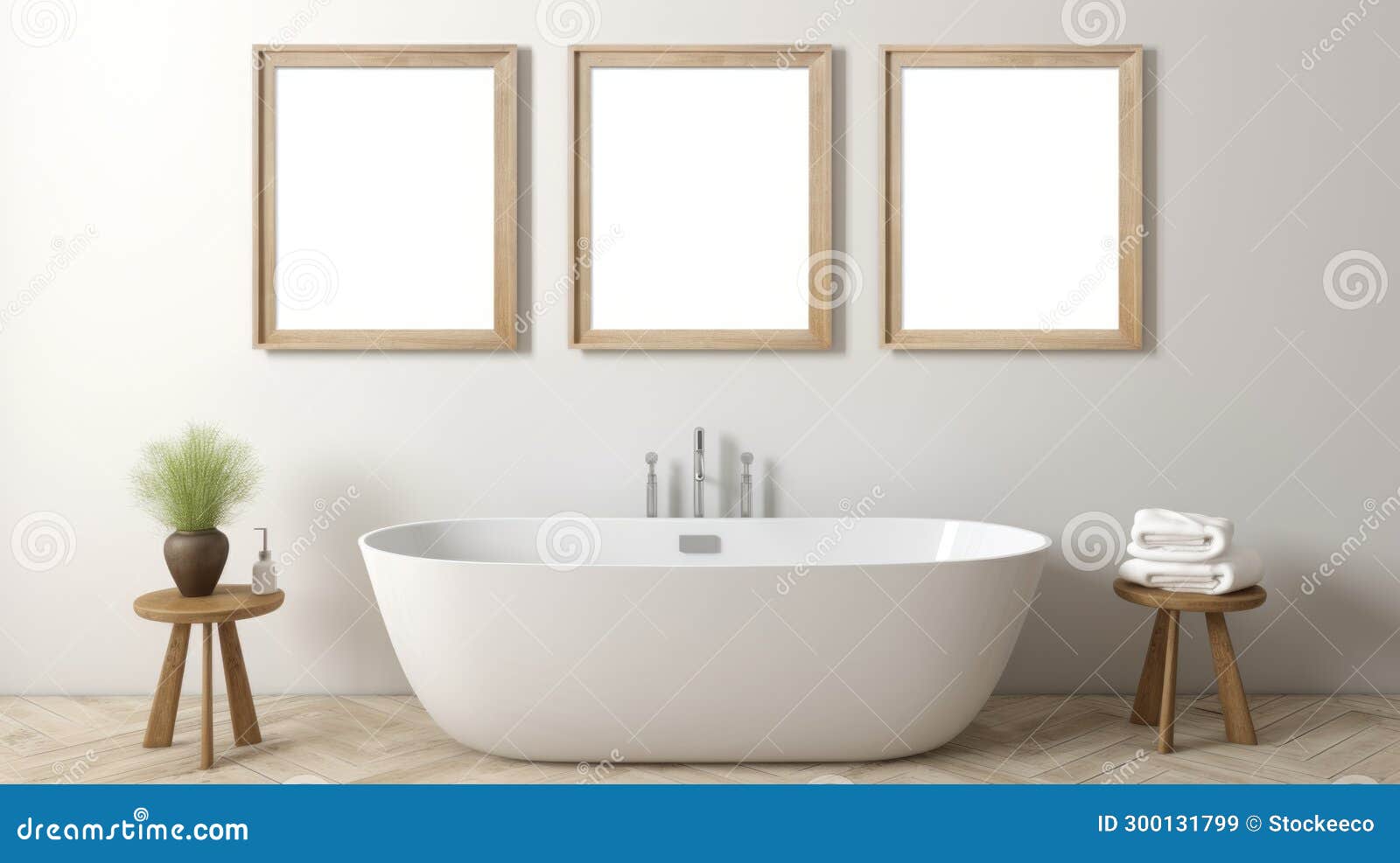 Modern Bloomsbury Group Inspired Frames for Bathroom Wall Decor Stock