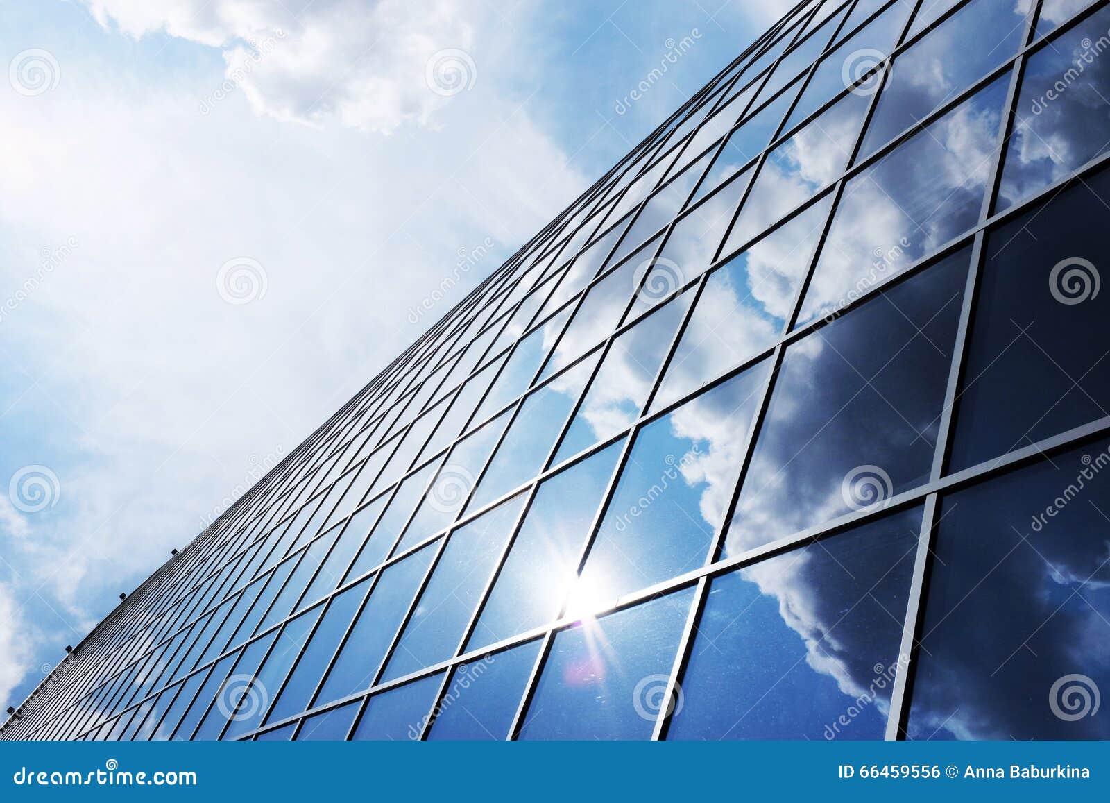 Modern blue glass wall stock photo. Image of modern, board 66459556