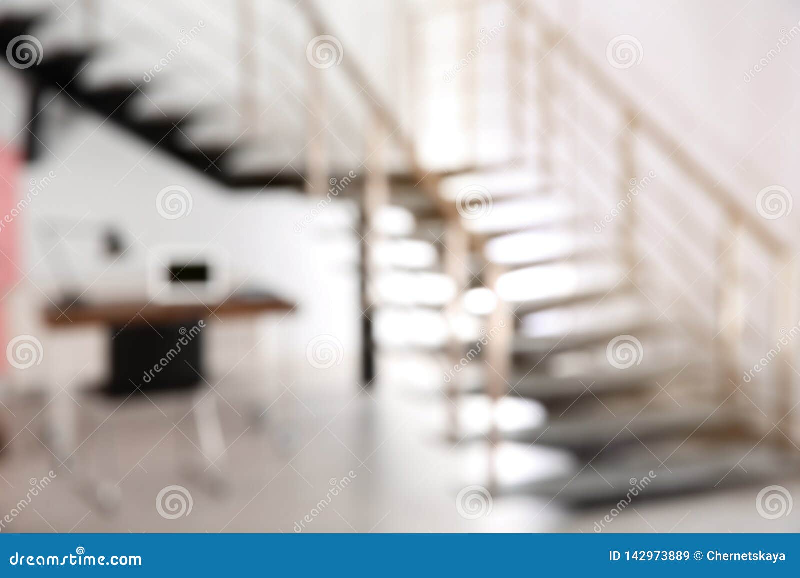 Modern brightly lit office stock image. Image of design 142973889