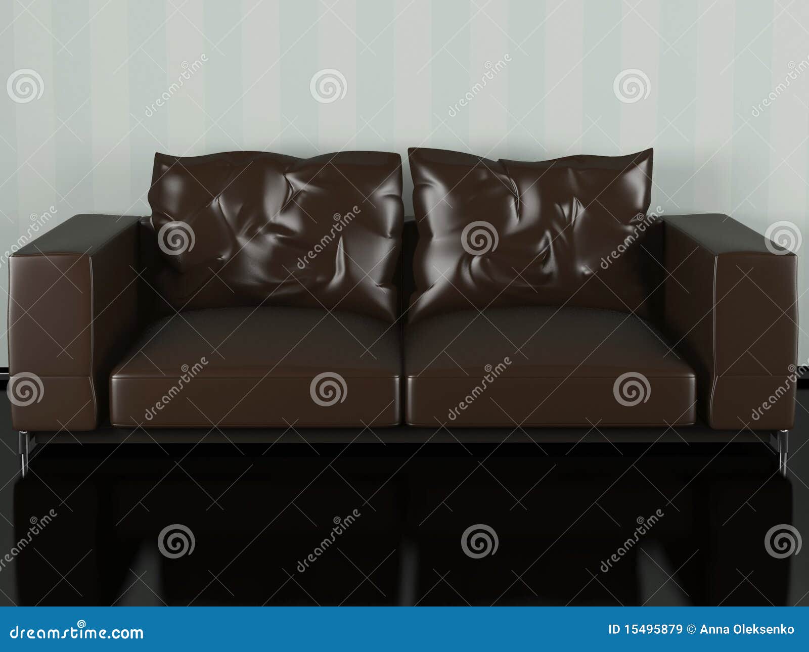 modern brown sofa