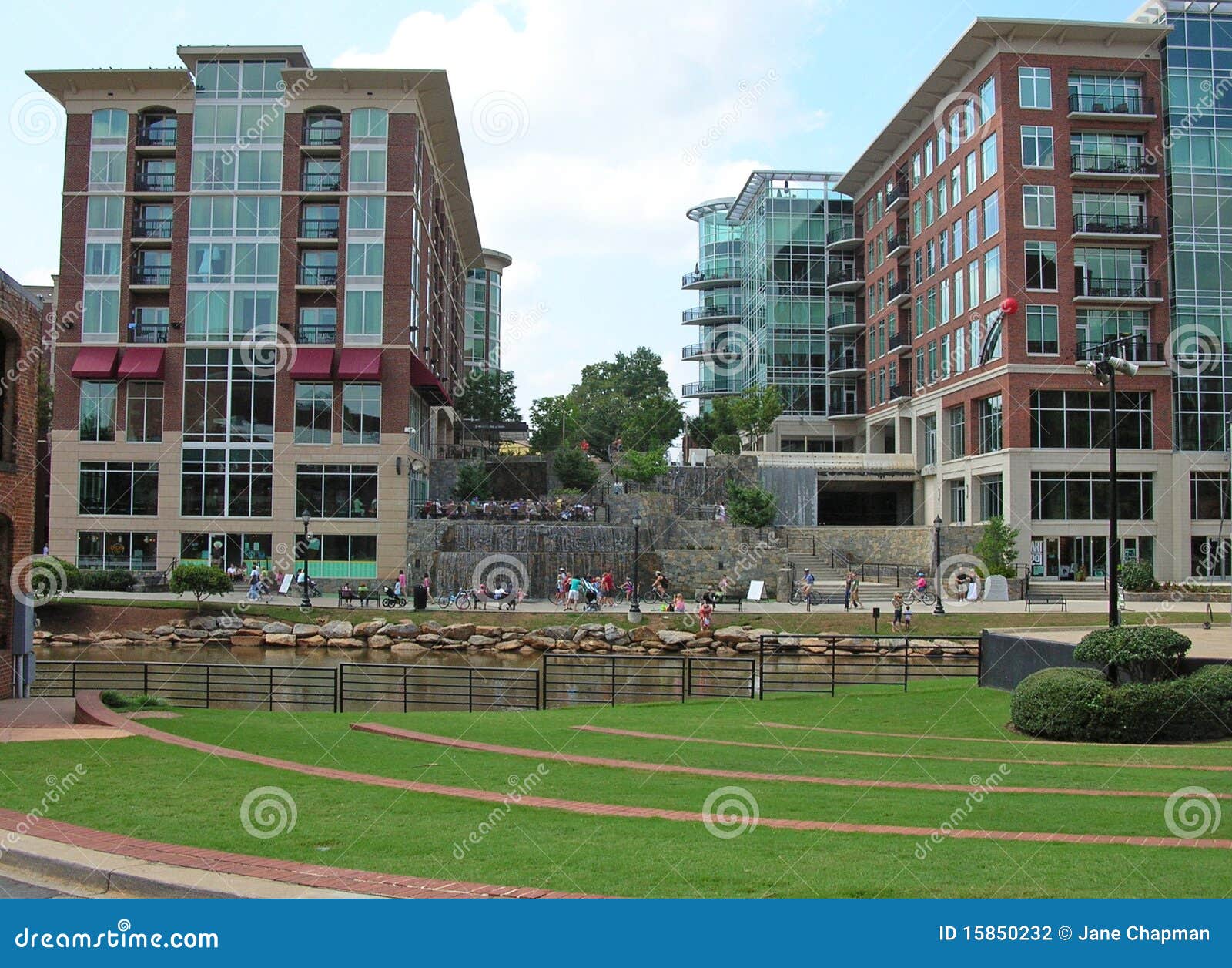 Modern Buildings in Greenville Stock Photo Image of architecture