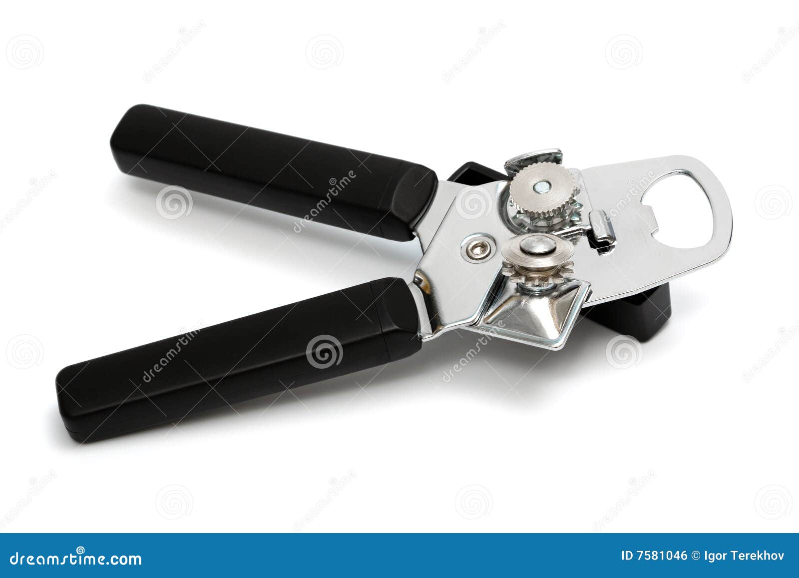 Modern can opener stock photo. Image of still, tool, preparation 7581046