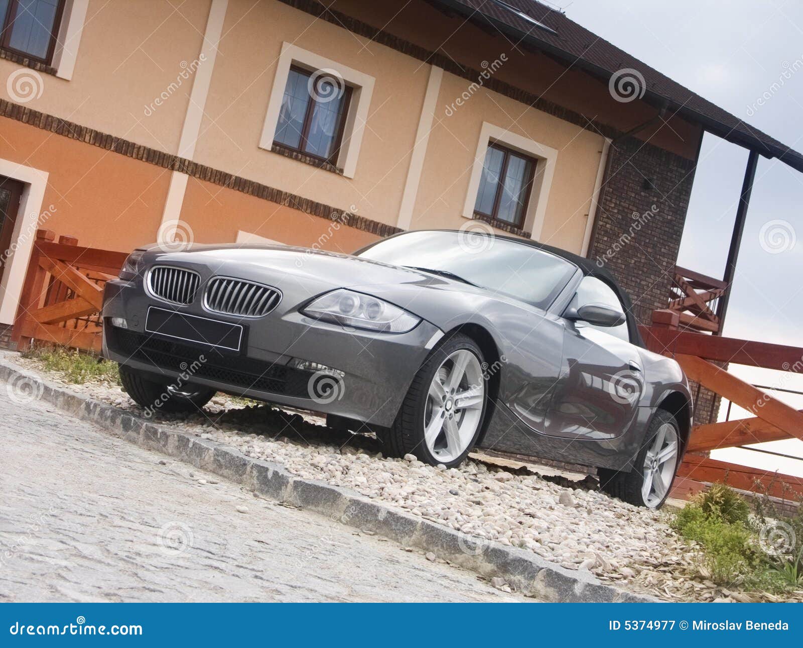 Modern car stock image. Image of model, bright, hotel 5374977