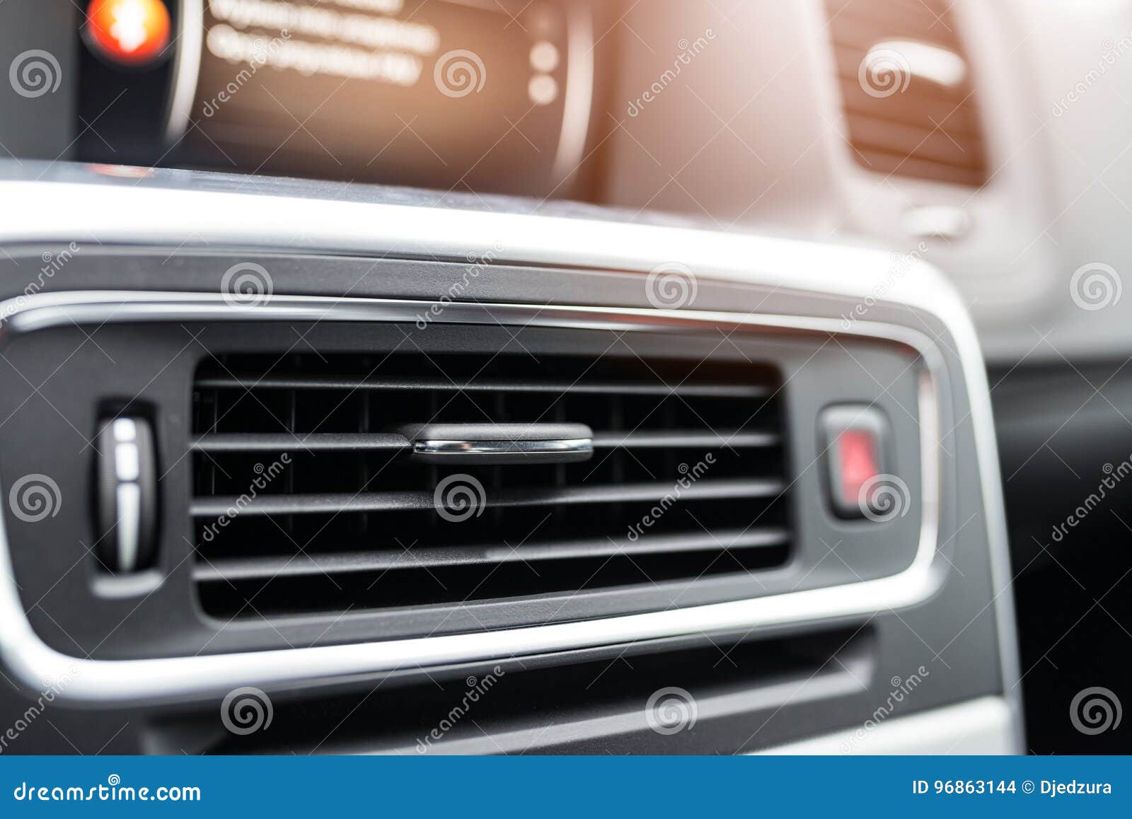 Modern Car Air Condition Vents Stock Photo Image of automobile, flow