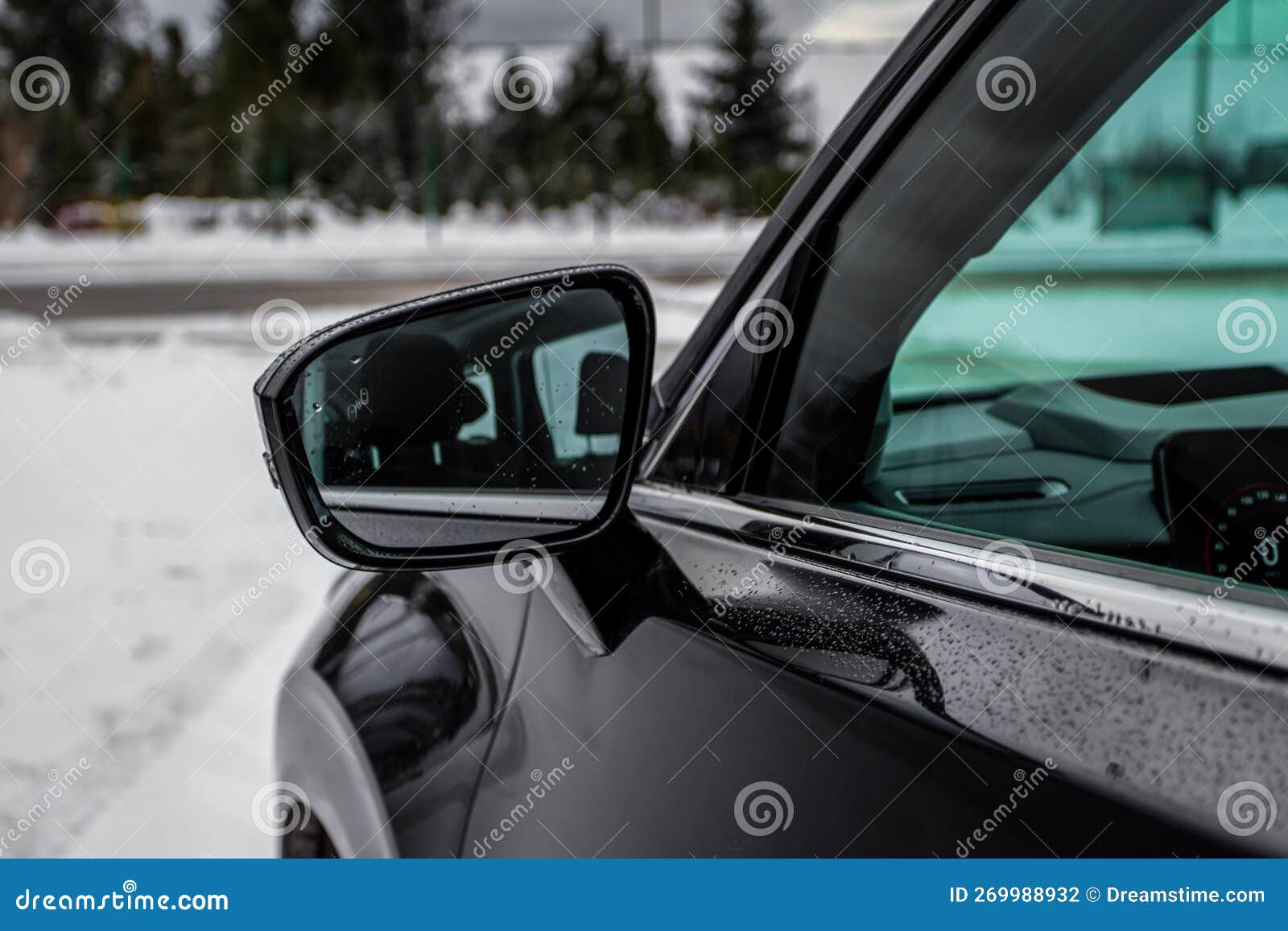 Modern car BCW system. stock photo. Image of traffic 269988932