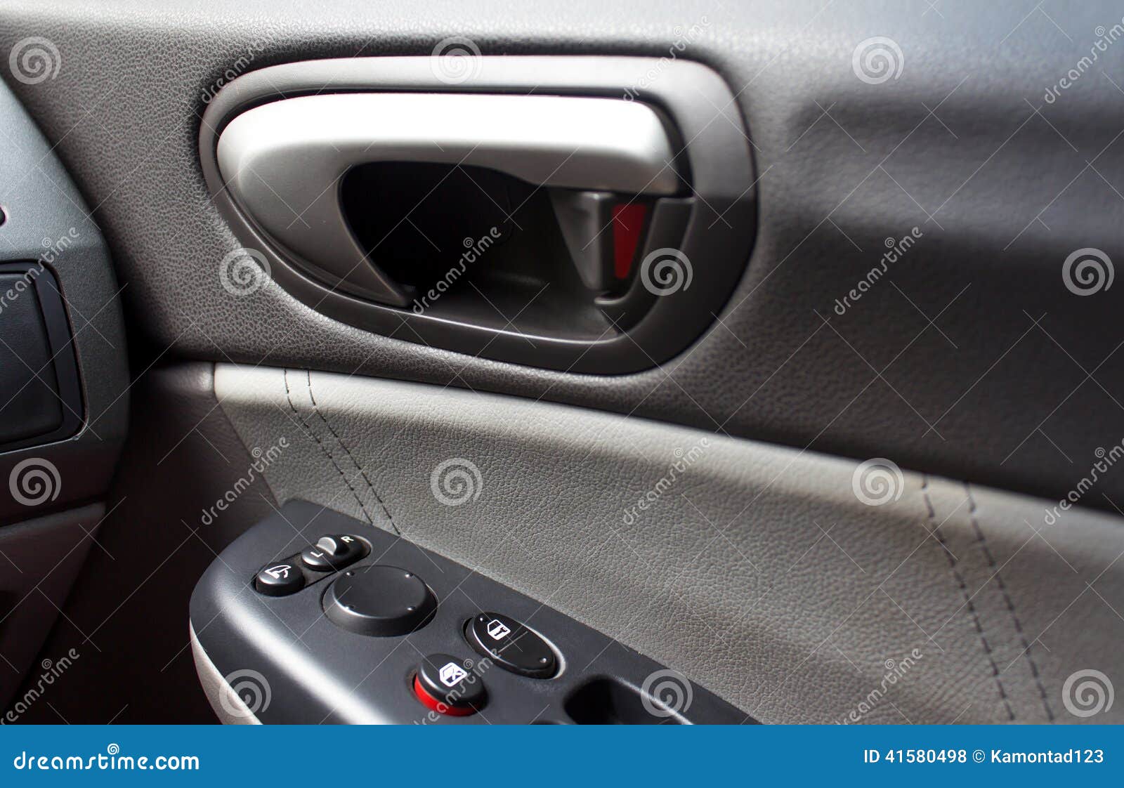 Modern Car Door Panel stock photo. Image of leather, transport 41580498