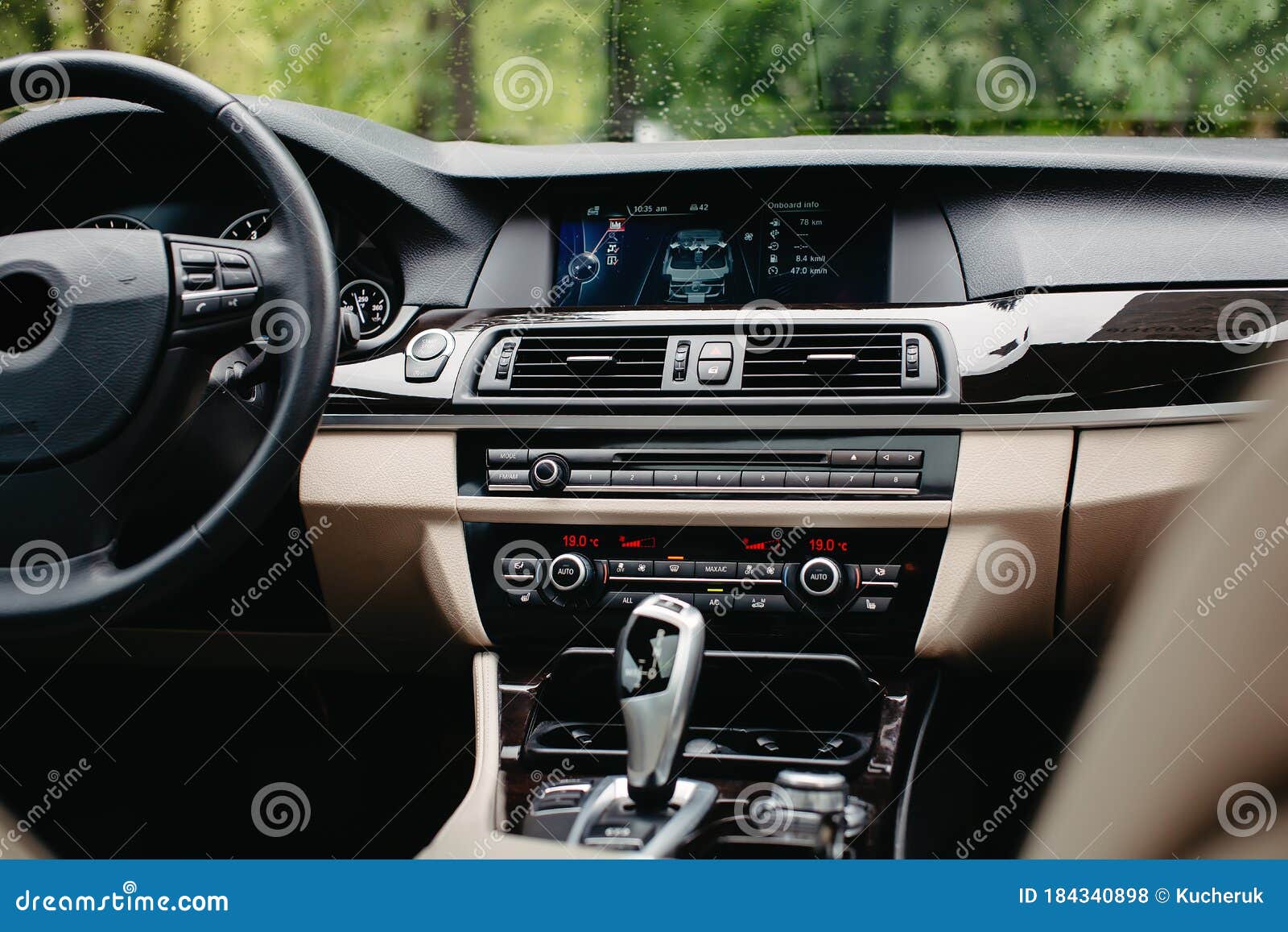 Modern Car Interior. Automobile Detail Close Up Editorial Stock Photo Image of view