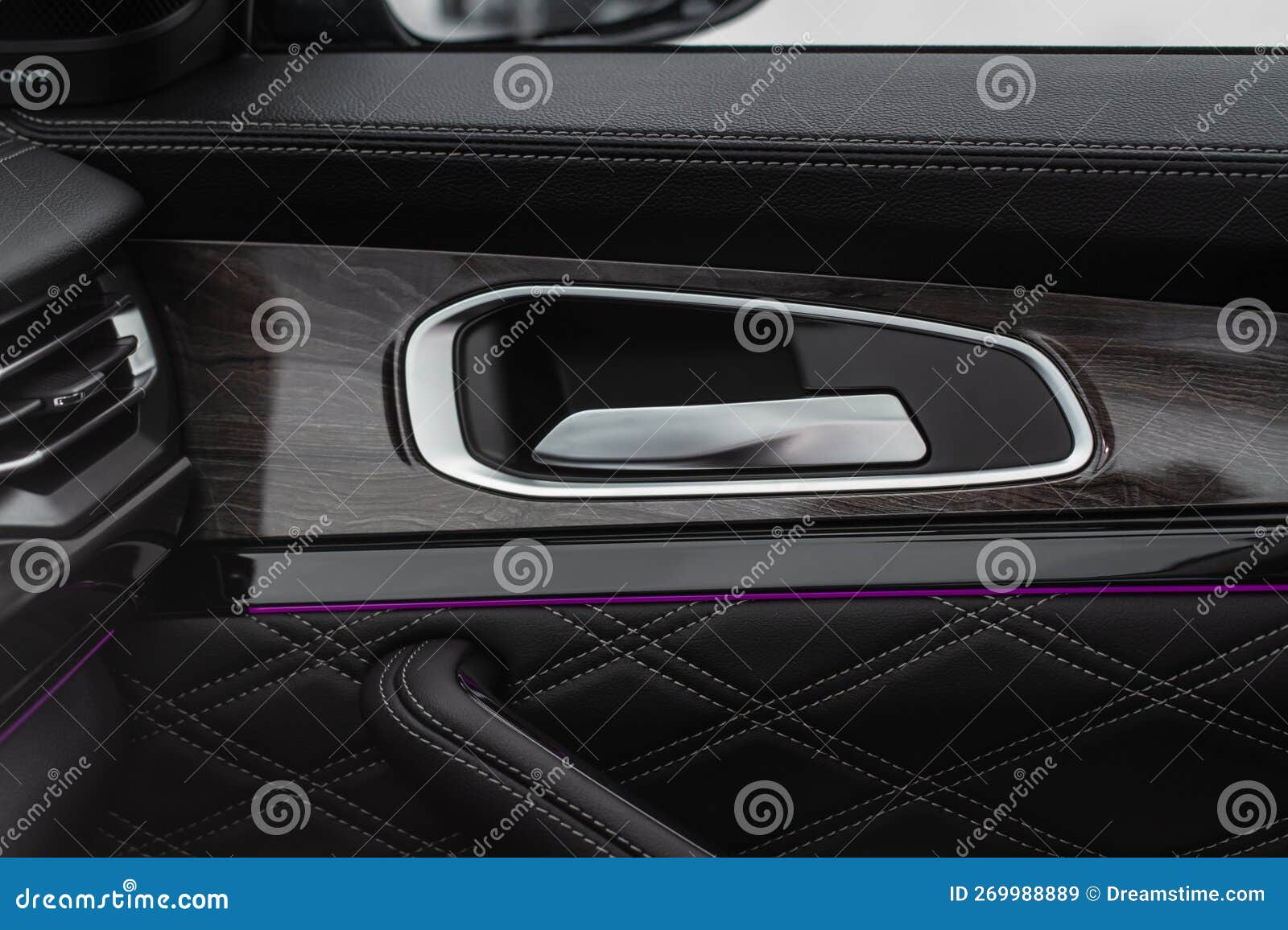 Modern Car Interior Door Panel. Stock Image Image of dashboard