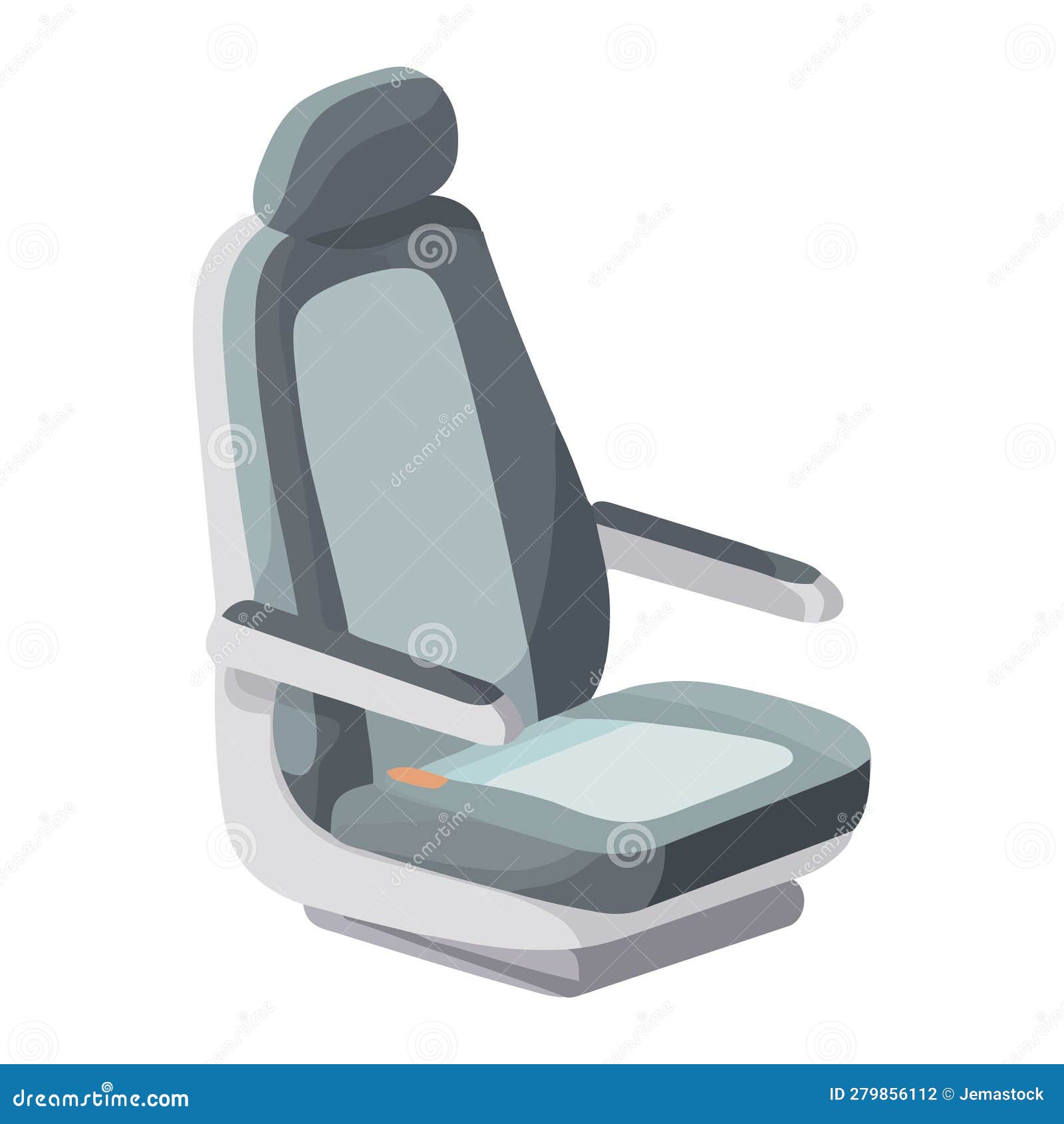Modern car seat design stock vector. Illustration of transportation