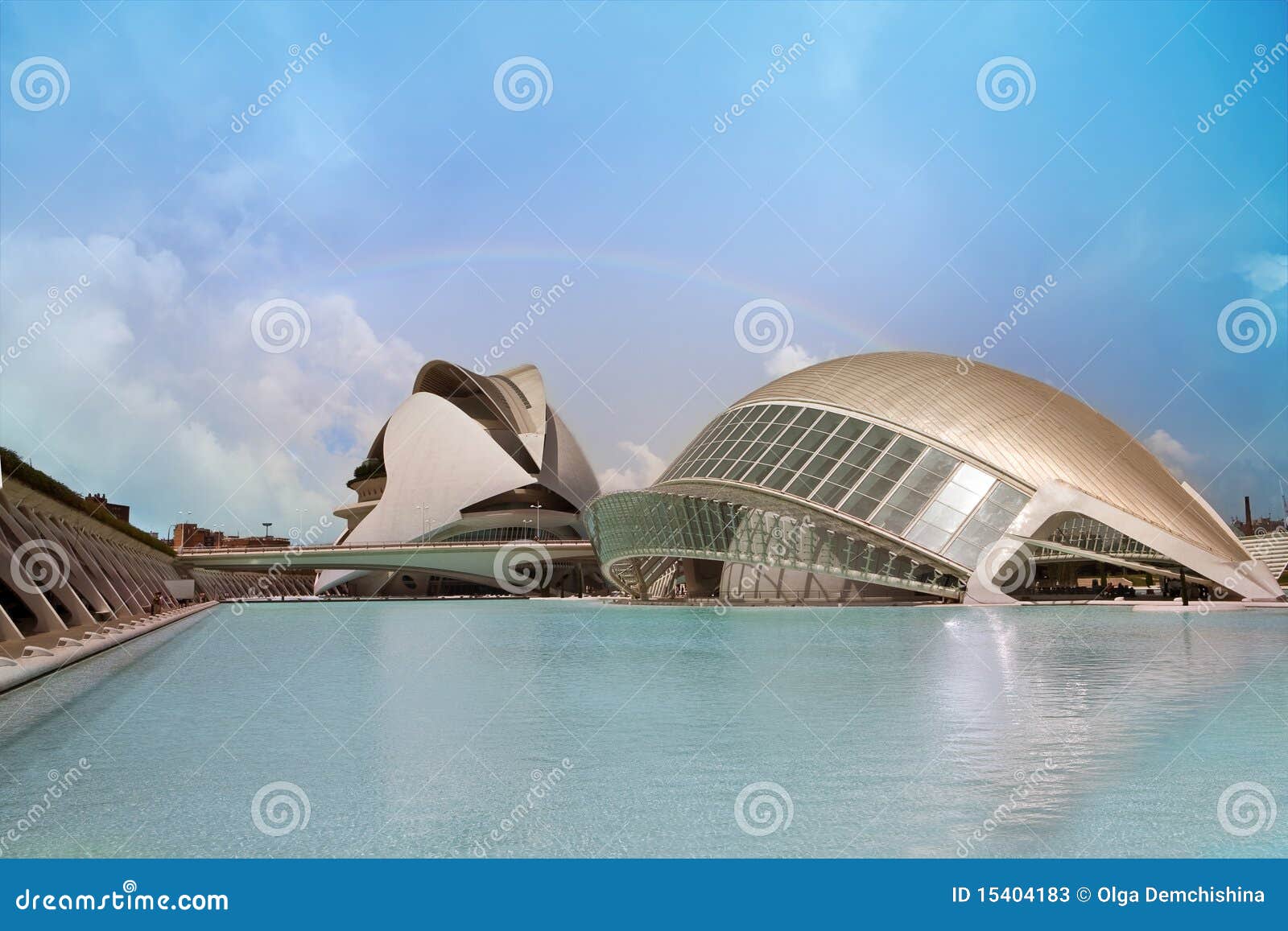 Modern Centre of Science in Valencia Editorial Stock Photo Image of