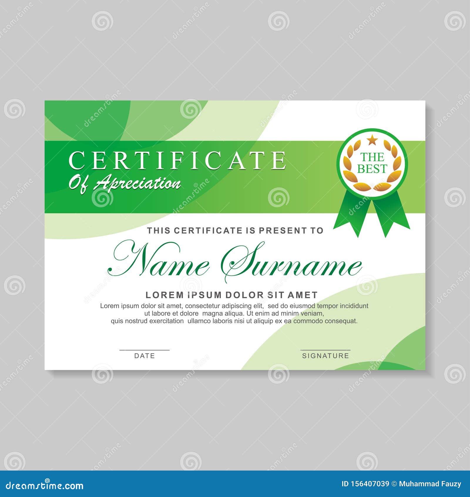 Modern Certificate Design Template from thumbs.dreamstime.com