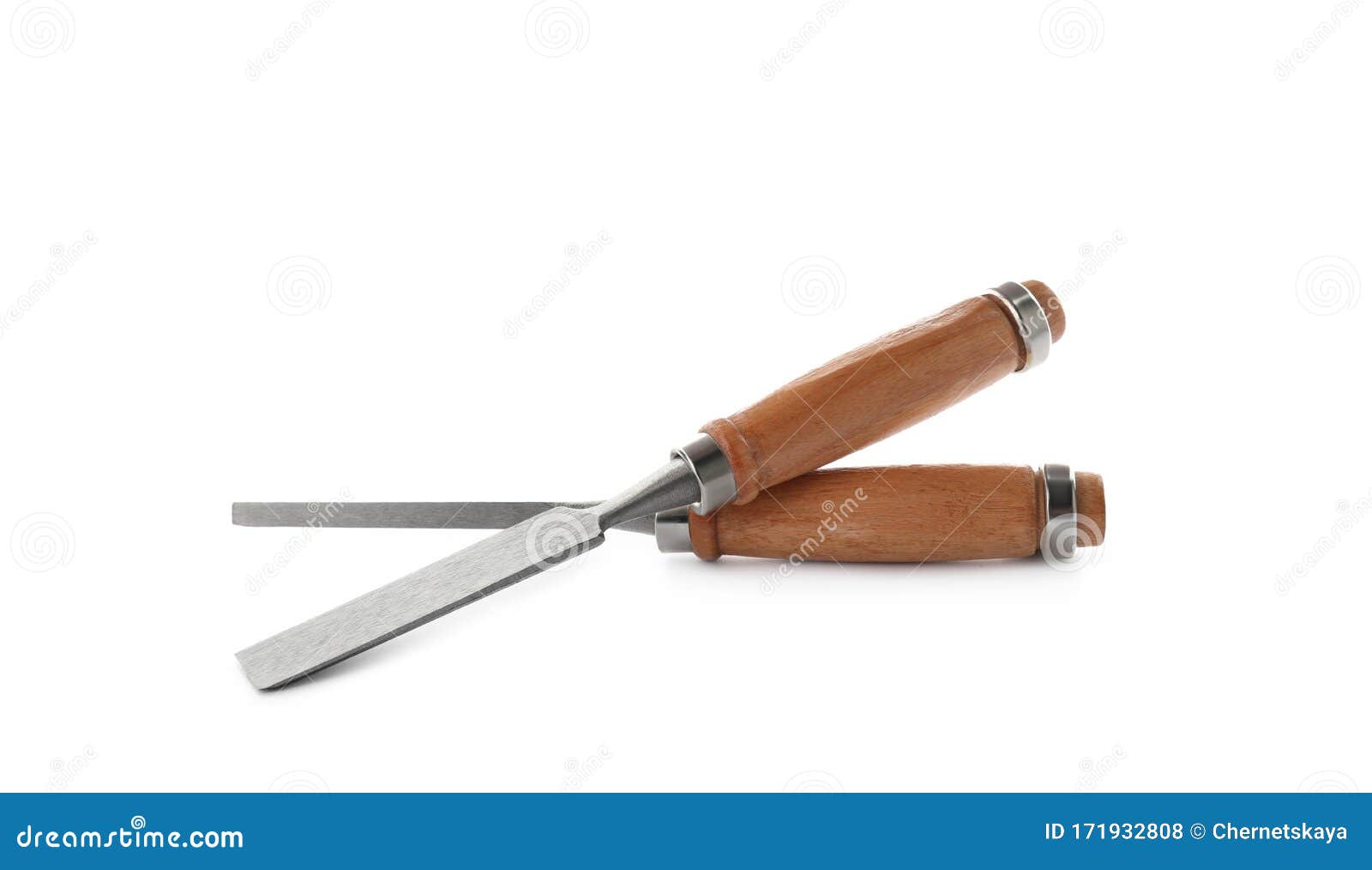 Modern Chisels . Carpenter`s Tools Stock Photo - Image of ...