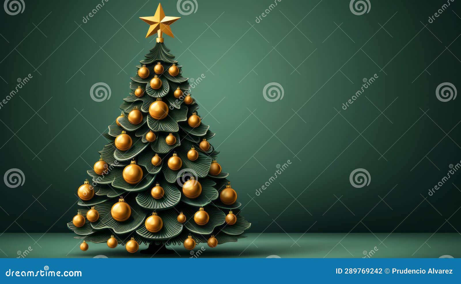 Modern Christmas Tree Illustration Stock Illustration Illustration of
