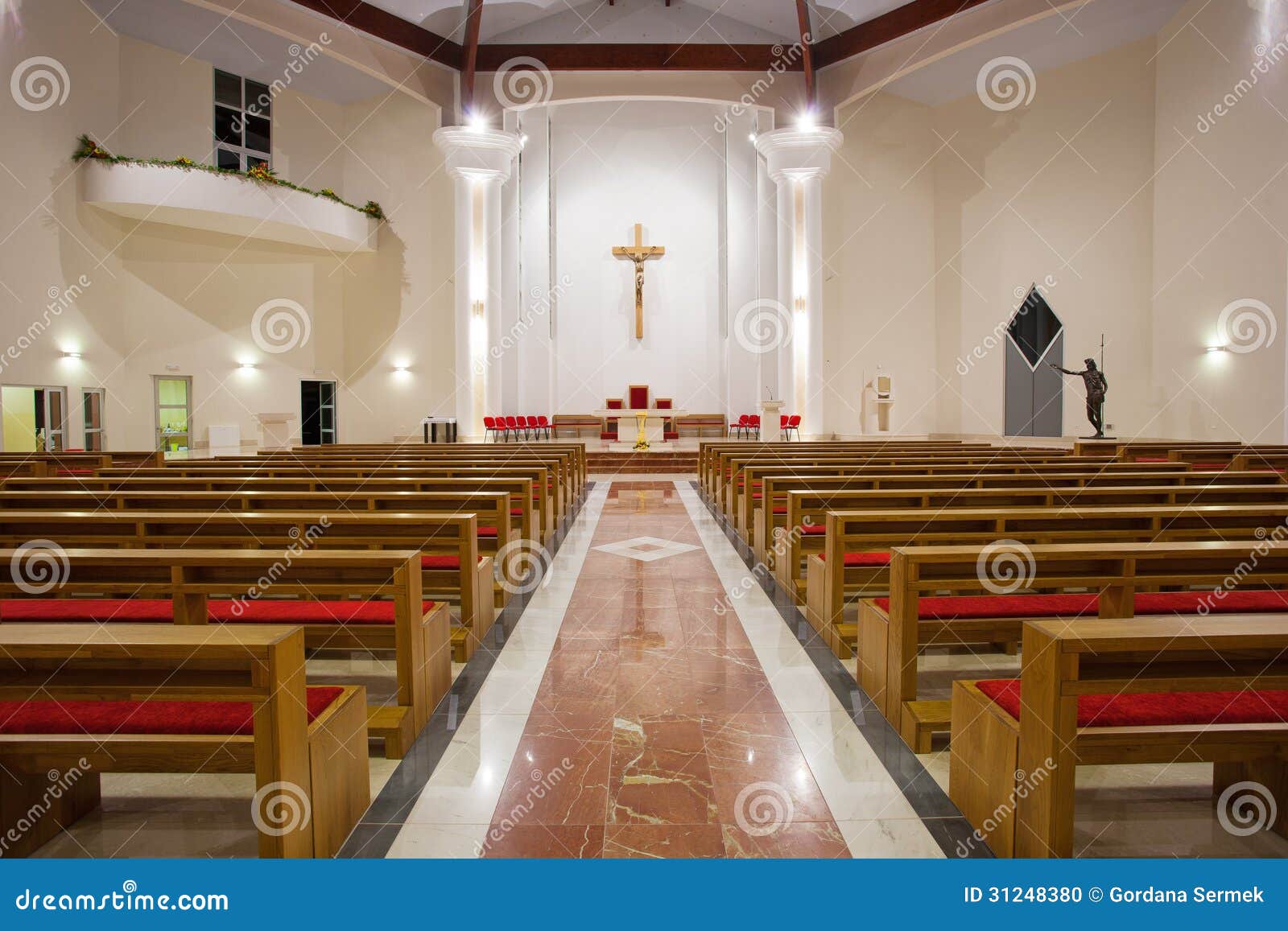 Modern Church Interior Stock Photo Image Of Beautiful