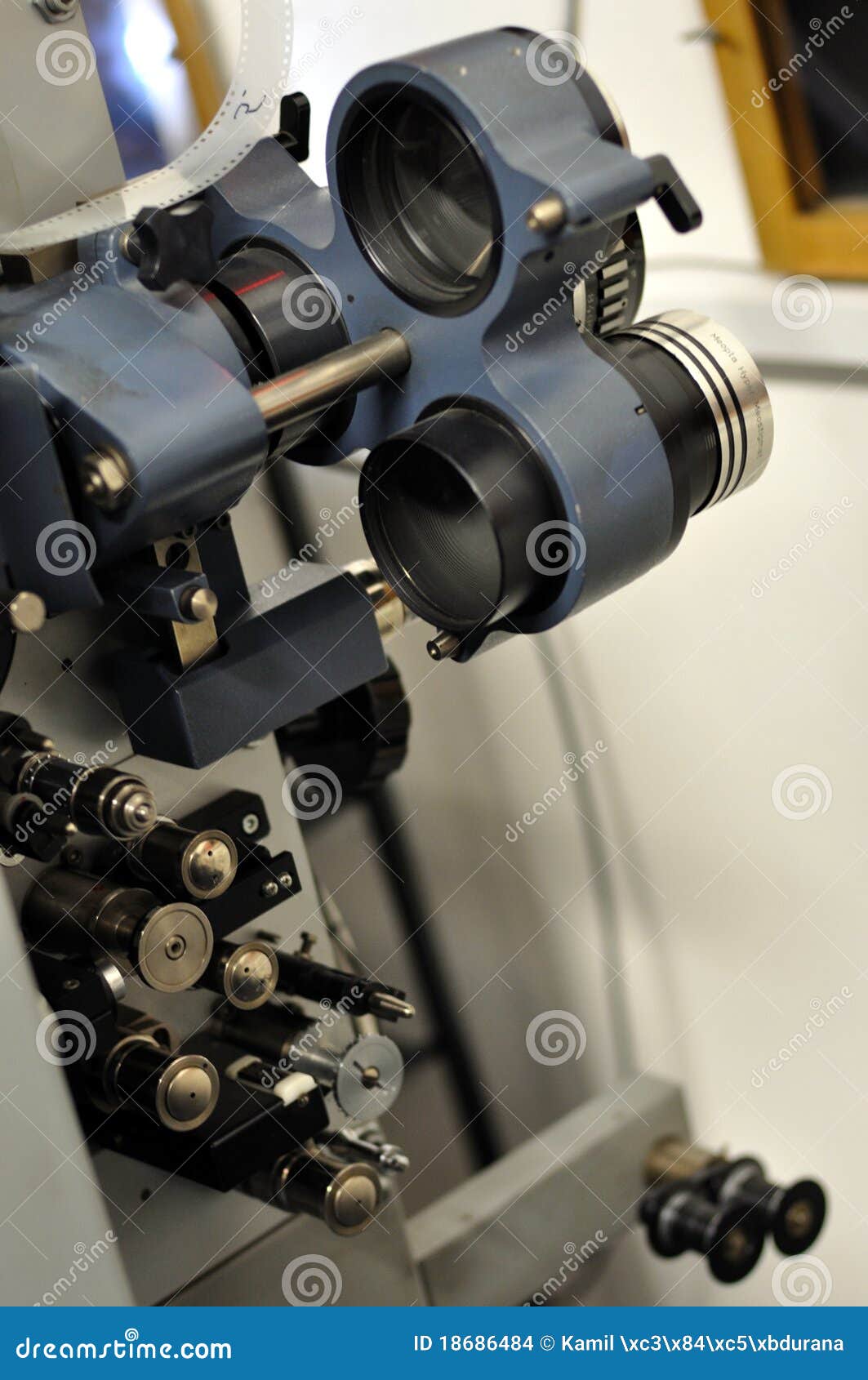 Modern cinema projector stock photo. Image of mechanism 18686484