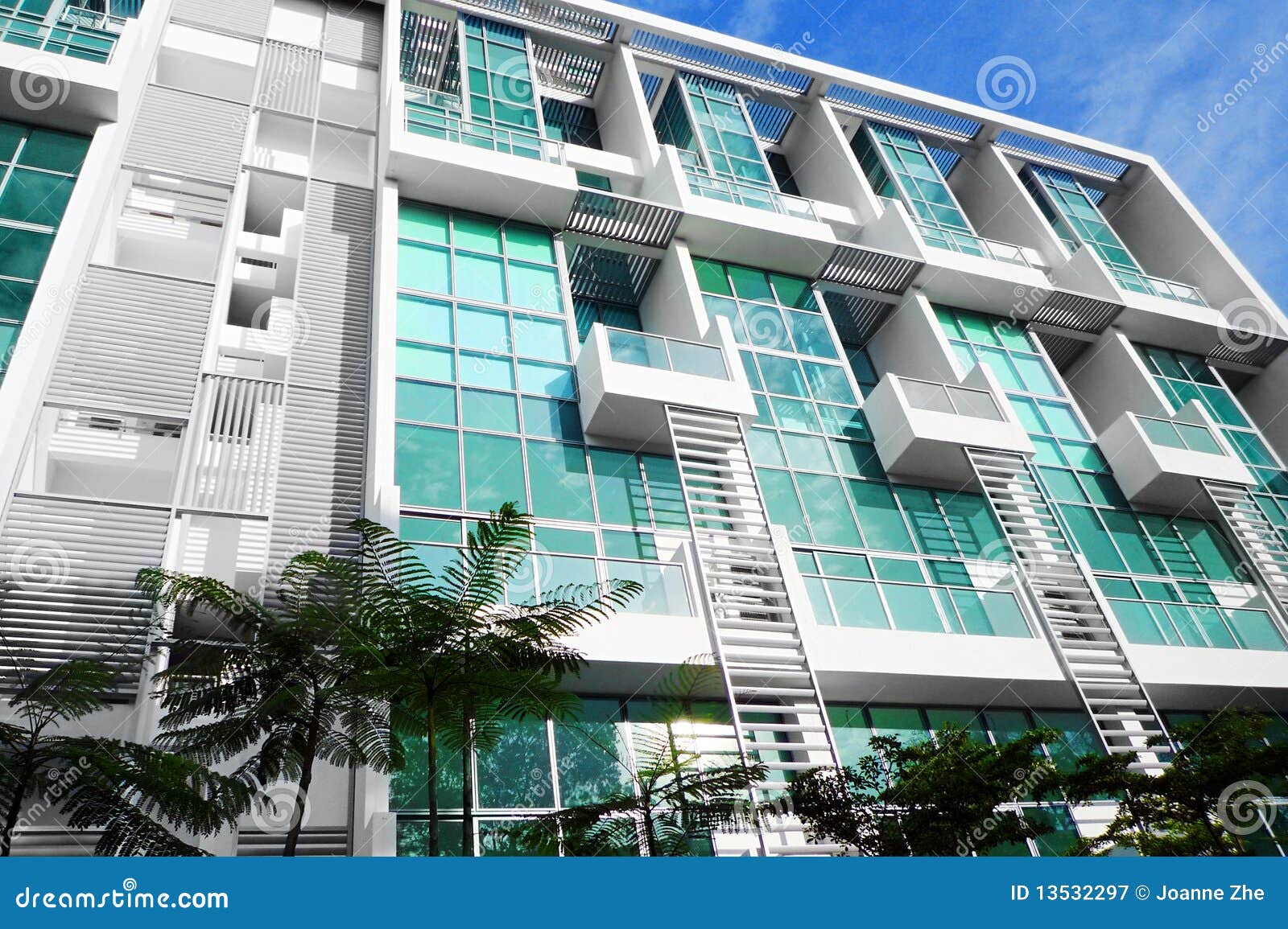 Modern City Apartment Housing Stock Image - Image of apartments, city