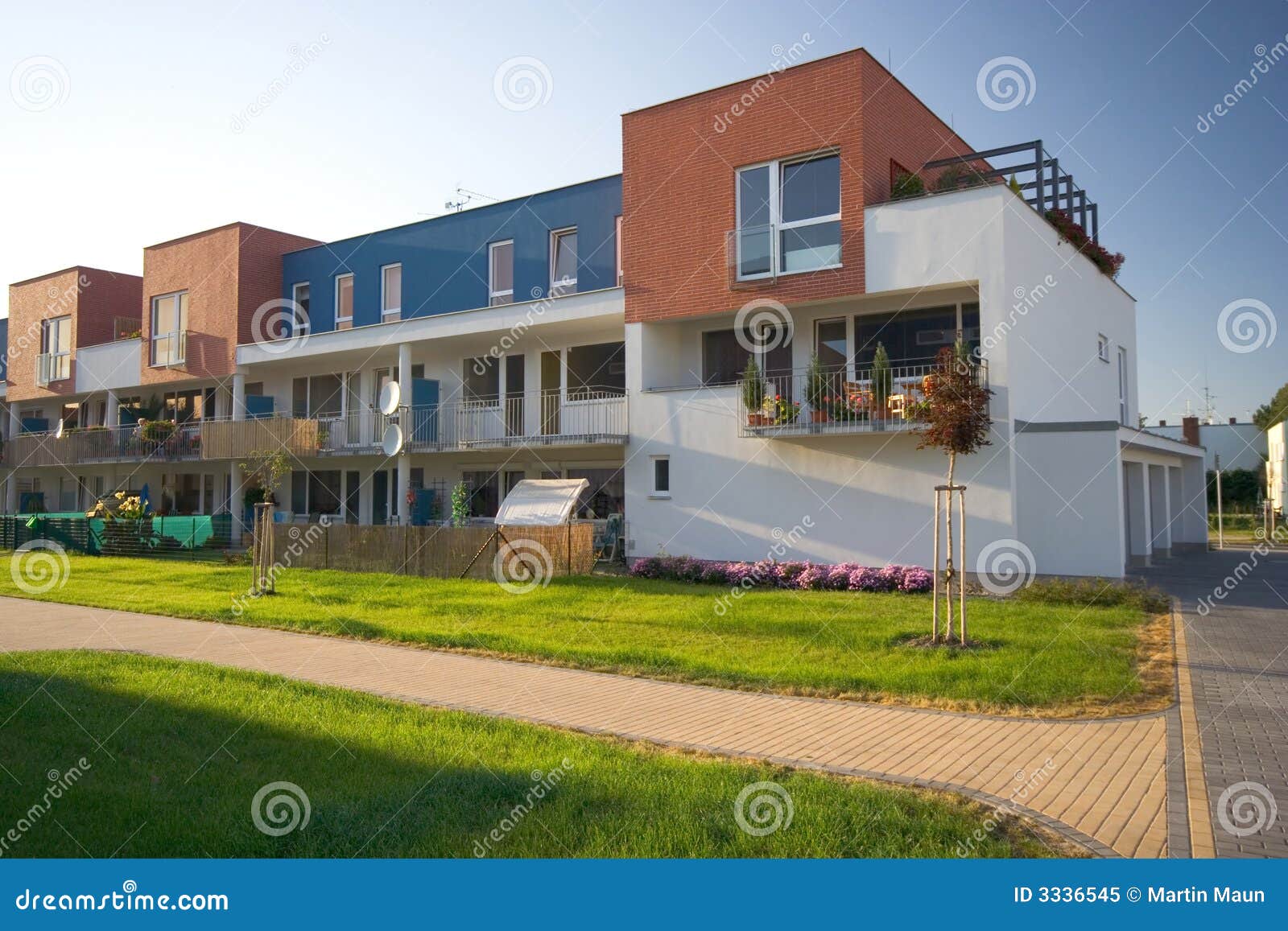 Modern City House stock image. Image of construction, exterior 3336545
