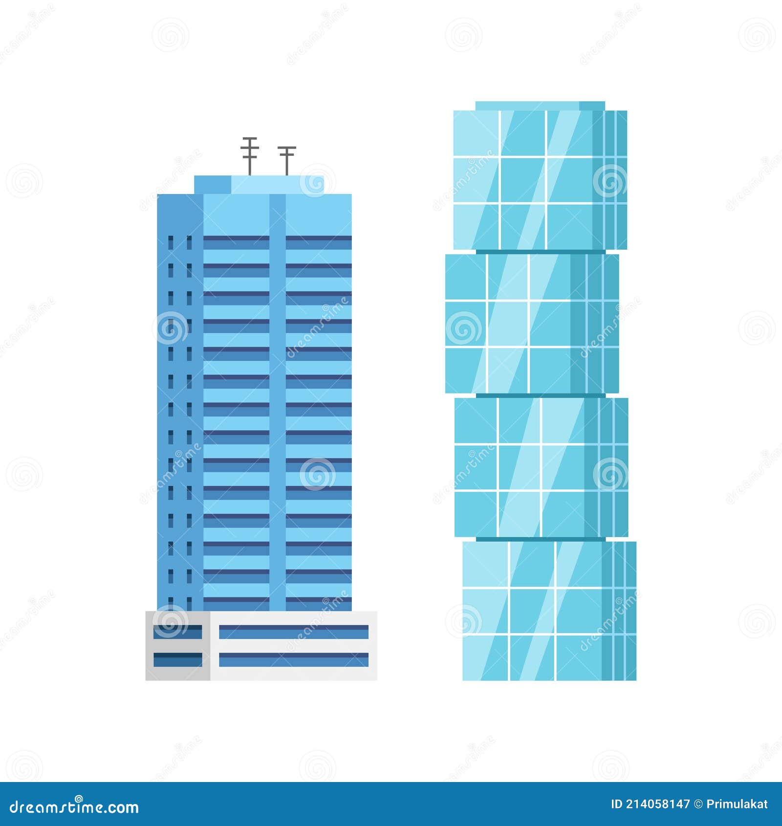 Modern City Skyscraper Buildings, Isolated Vector Flat Cartoon Set Stock Vector - Illustration of design, rent: 214058147 Modern City Skyscraper Buildings, Isolated Vector Flat Cartoon Set Stock Vector - Illustration of design, rent: 214058147