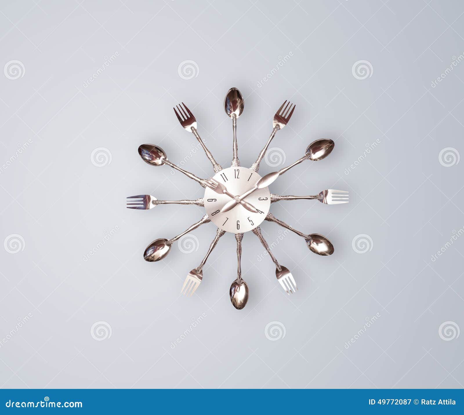 Modern Clock with Hours and Minutes Stock Image Image of quartz