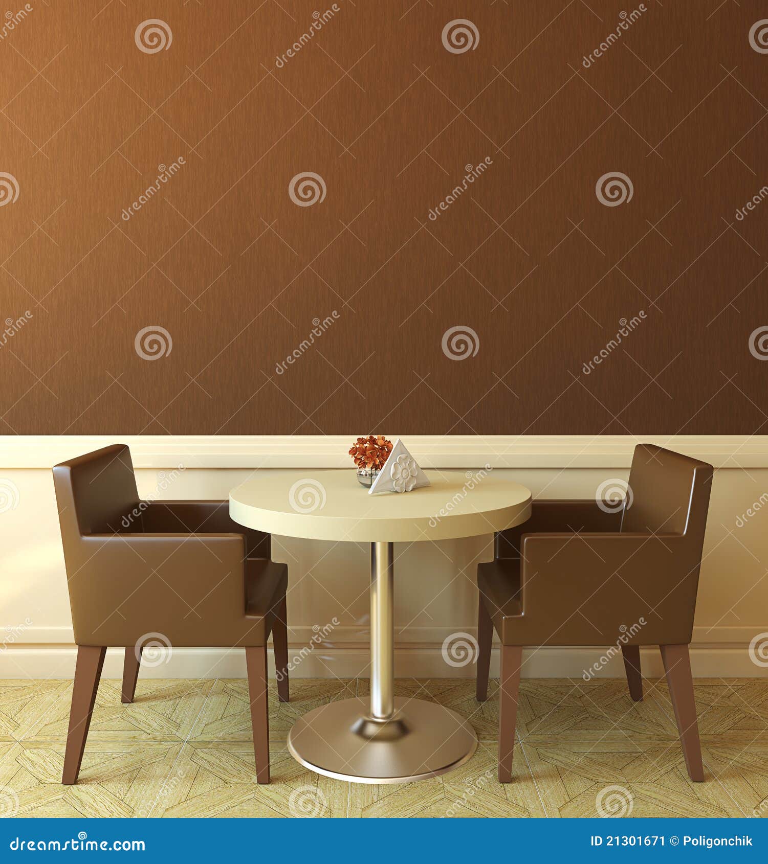 Modern Coffee House Interior. Stock Illustration Illustration of