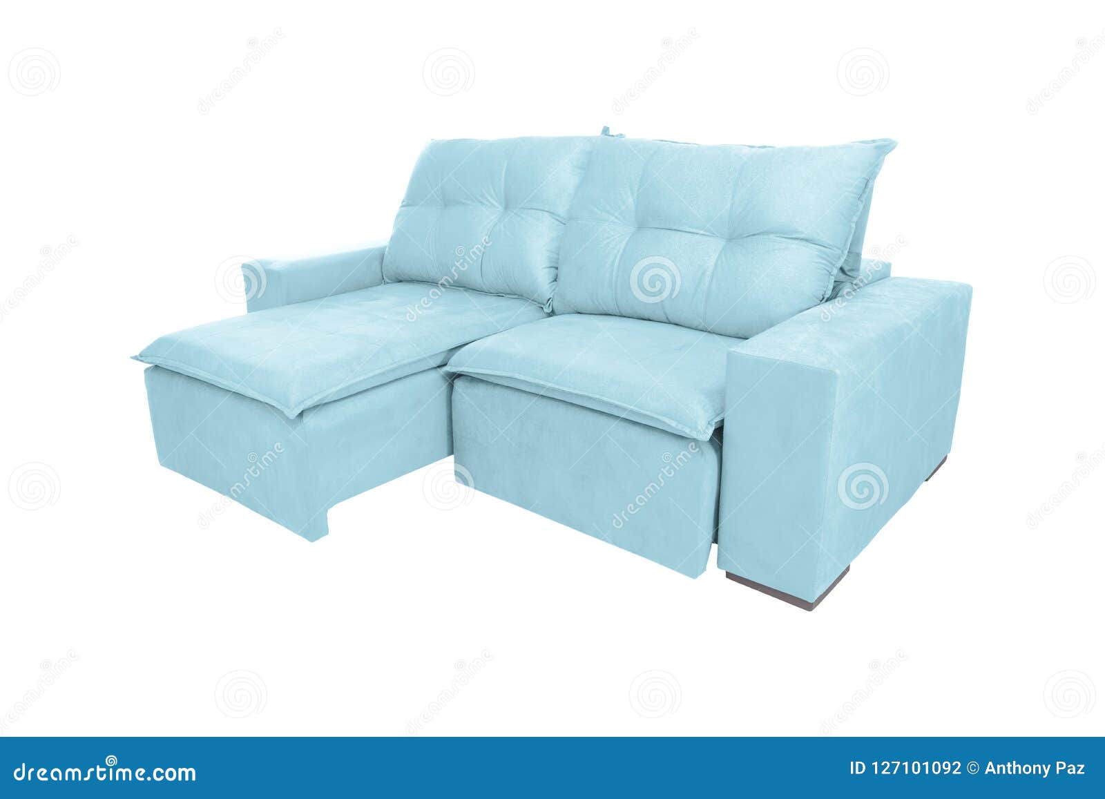 Modern Color Suede Couch Sofa Isolated on White Stock Photo Image of