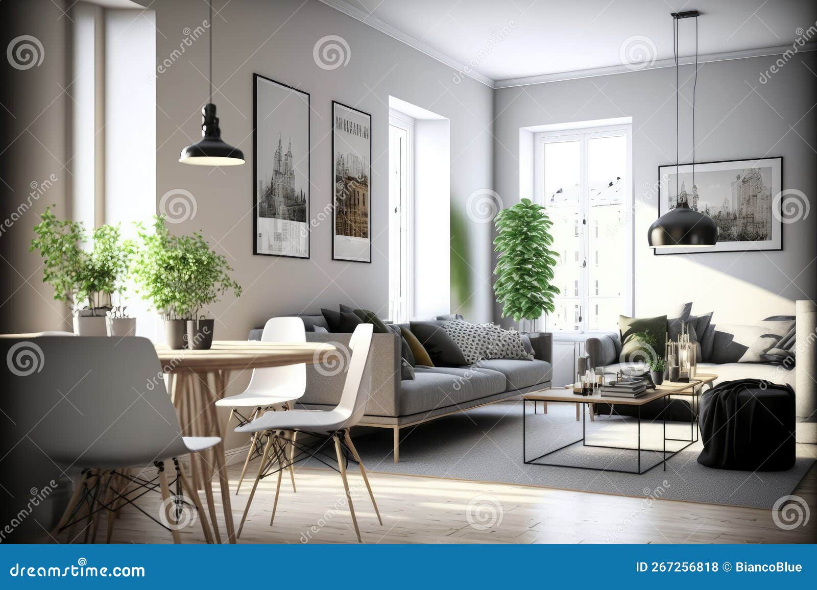 Modern Comfortable Living Room Interior Design Stock Photo Image of