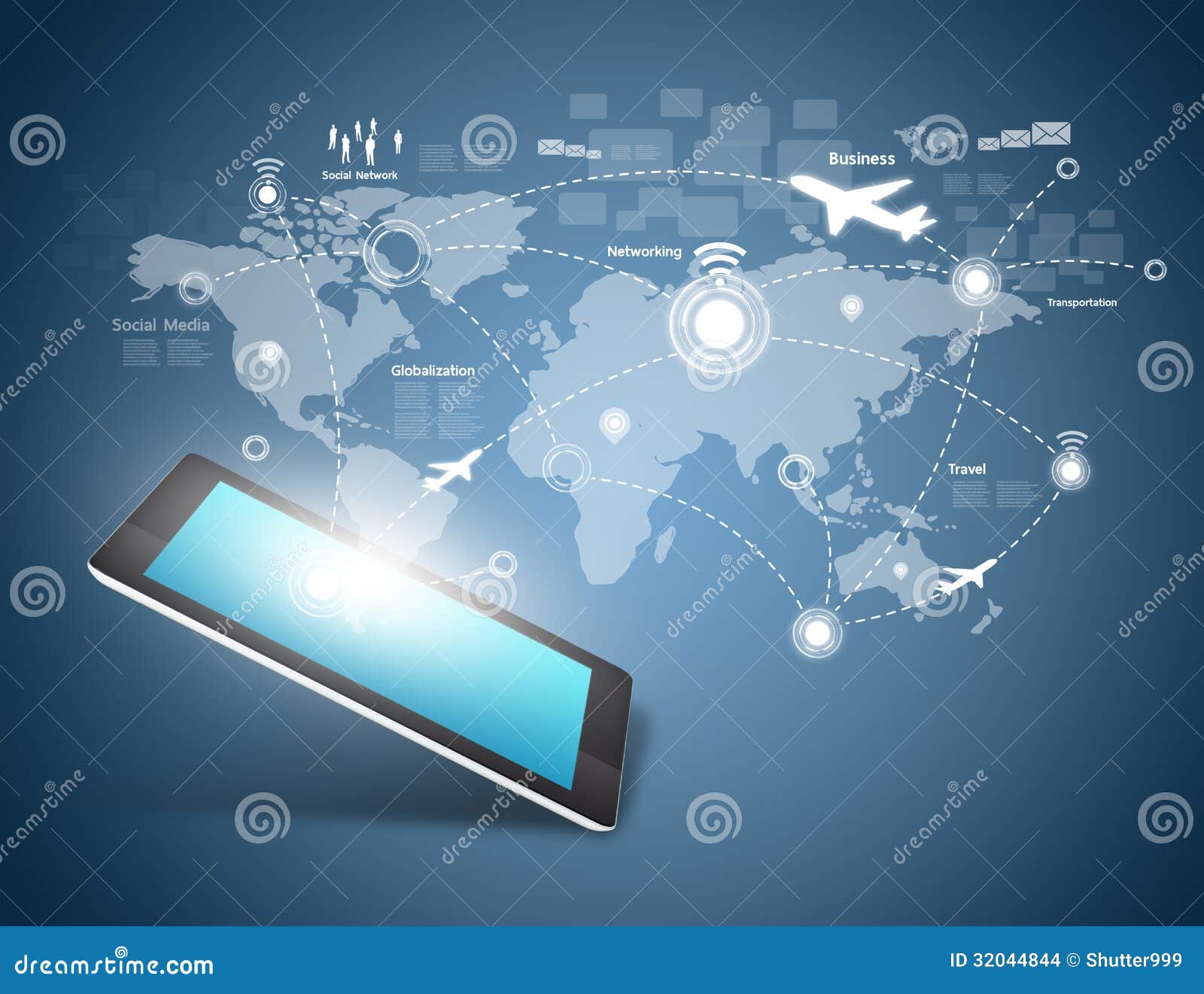 Modern Communication Technology Stock Images - Image: 32044844