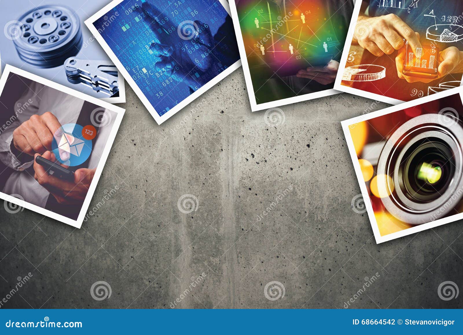 Tech Collage Stock Image 5687065